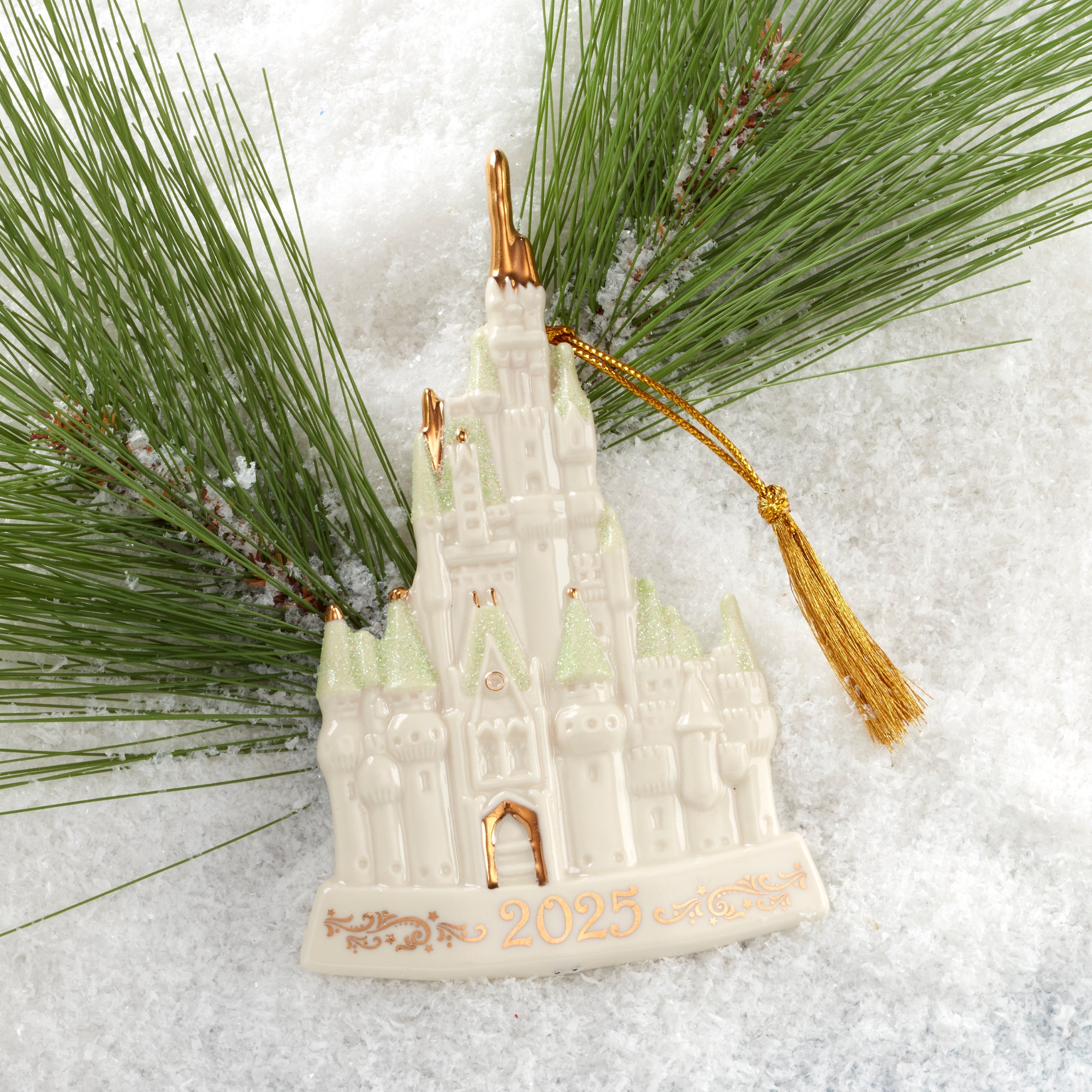 Alternative view of 2025 Cinderella Castle Ornament