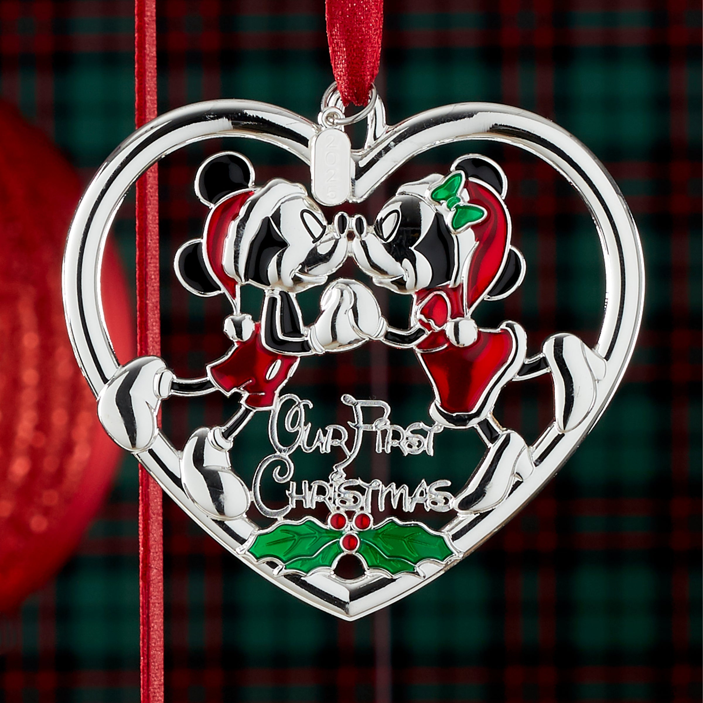 Alternative view of 2025 Our 1st Christmas Mickey & Minnie Ornament
