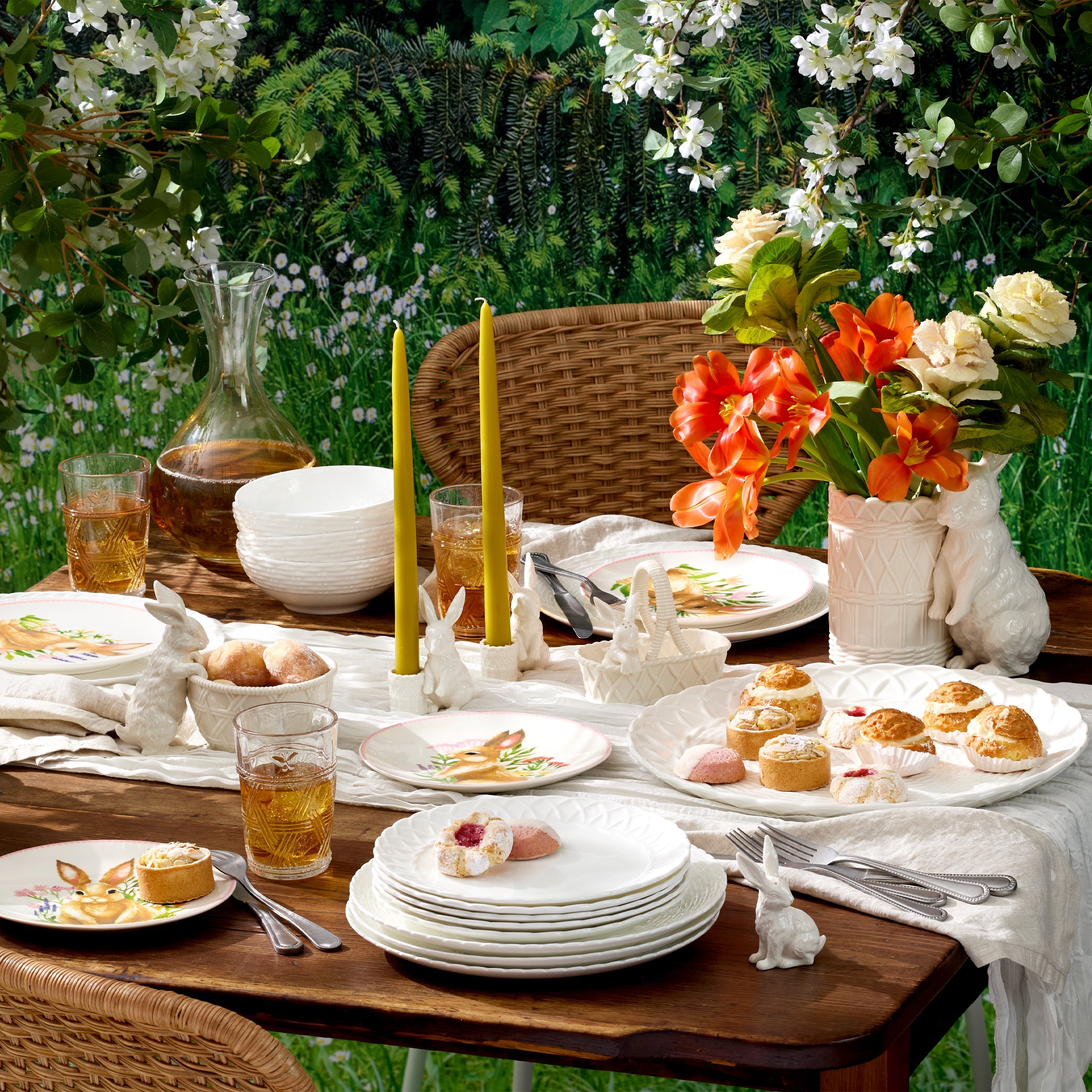Wicker Creek 12 Piece Dinnerware Set - Image 5