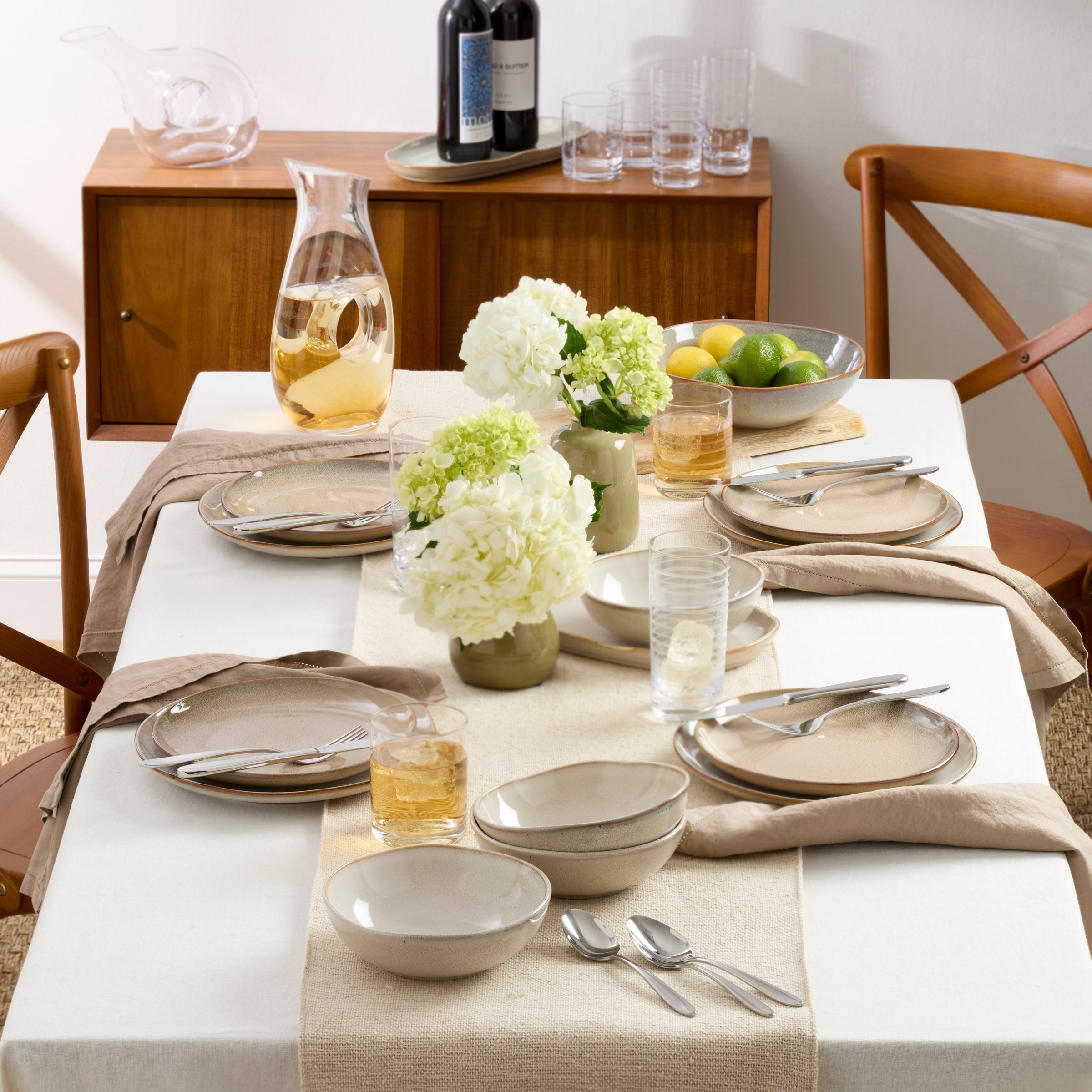 Organic Shades Oatmeal 18 Piece Dinnerware Set - Image 7