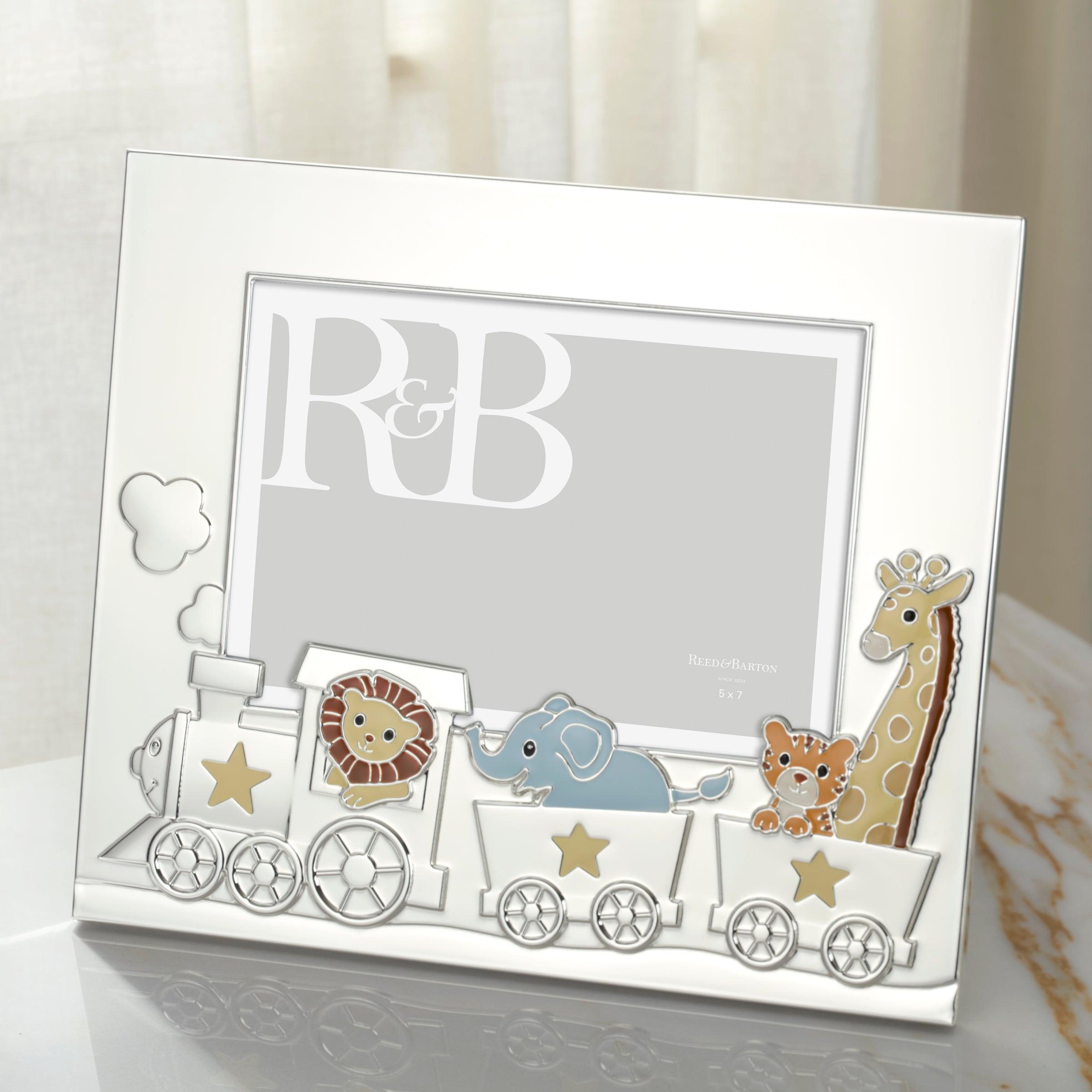 Alternative view of Animal Train Silverplate 5" X 7" Frame