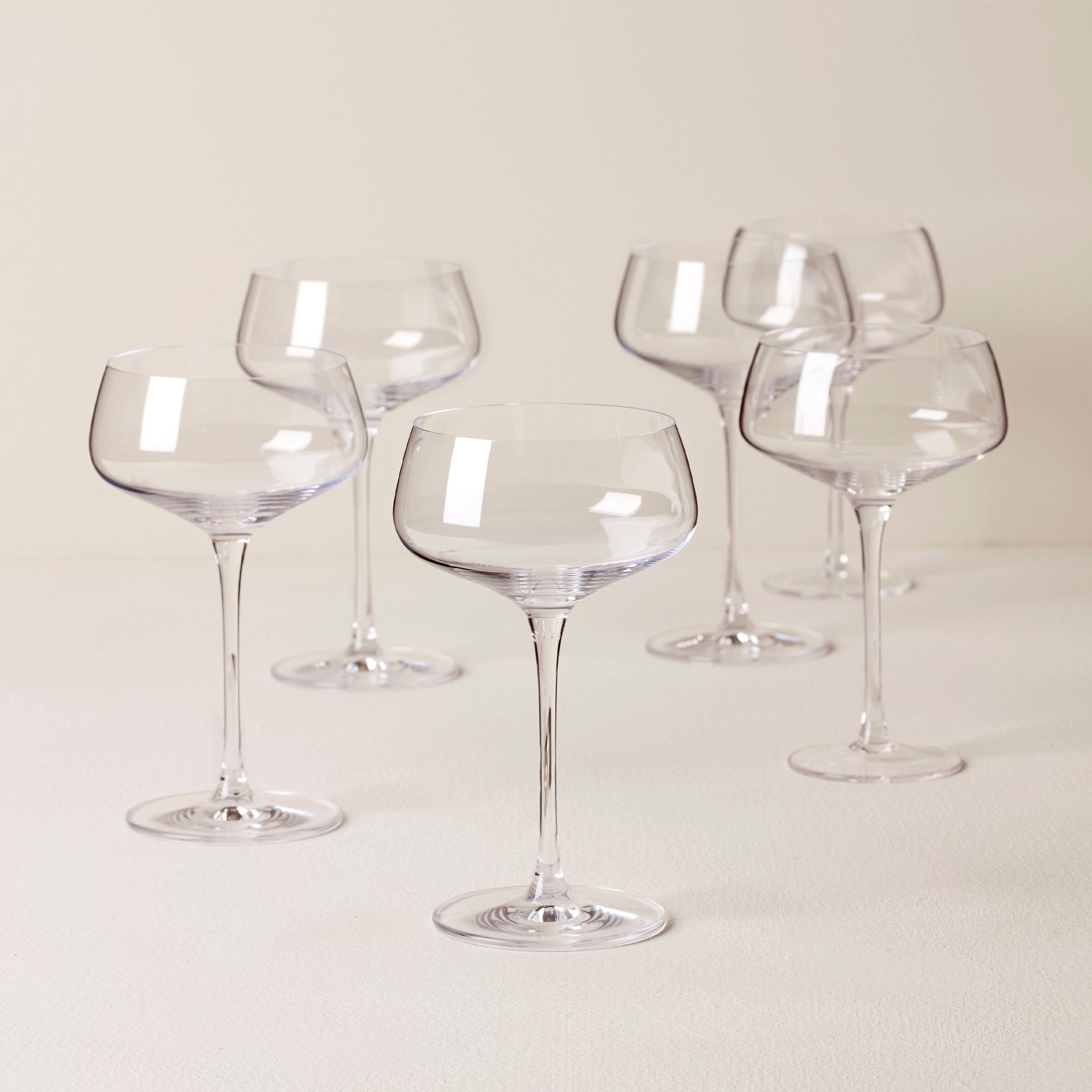 Tuscany Classics Angled Coupe Glasses   Set Of 6