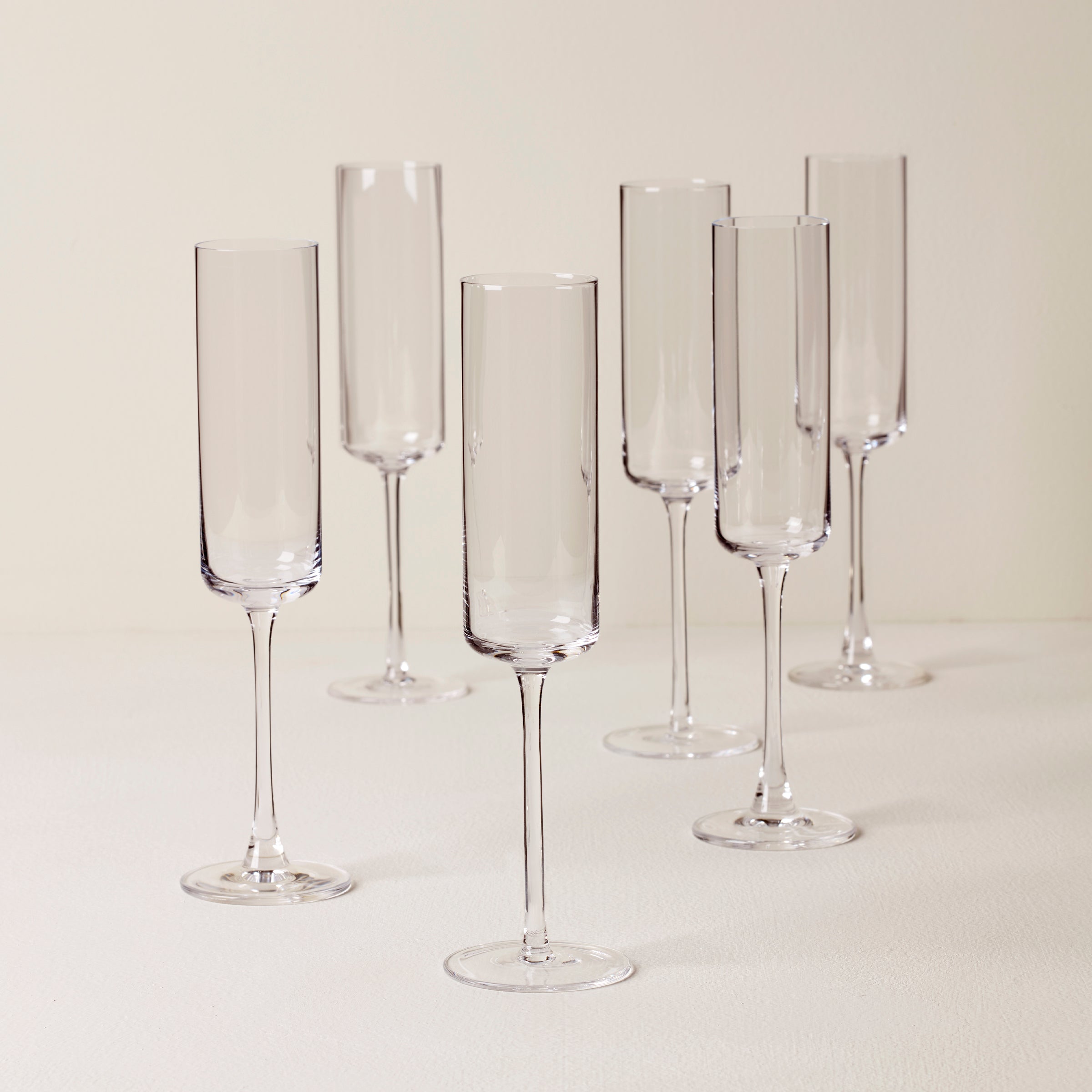 Tuscany Classics Straight Flute Glasses   Set Of 6