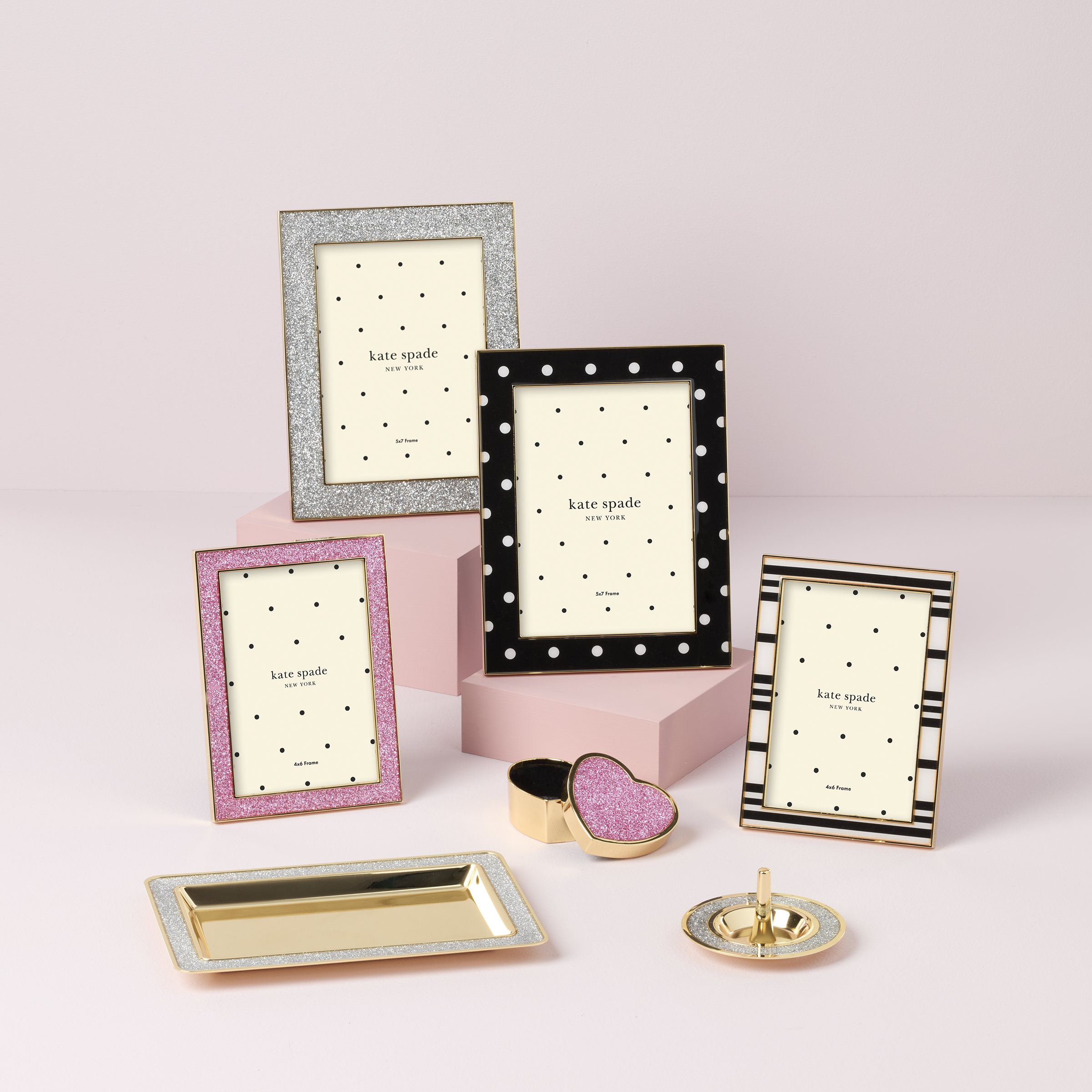 Alternative view of Sitting Pretty Silver Glitter Ring Dish