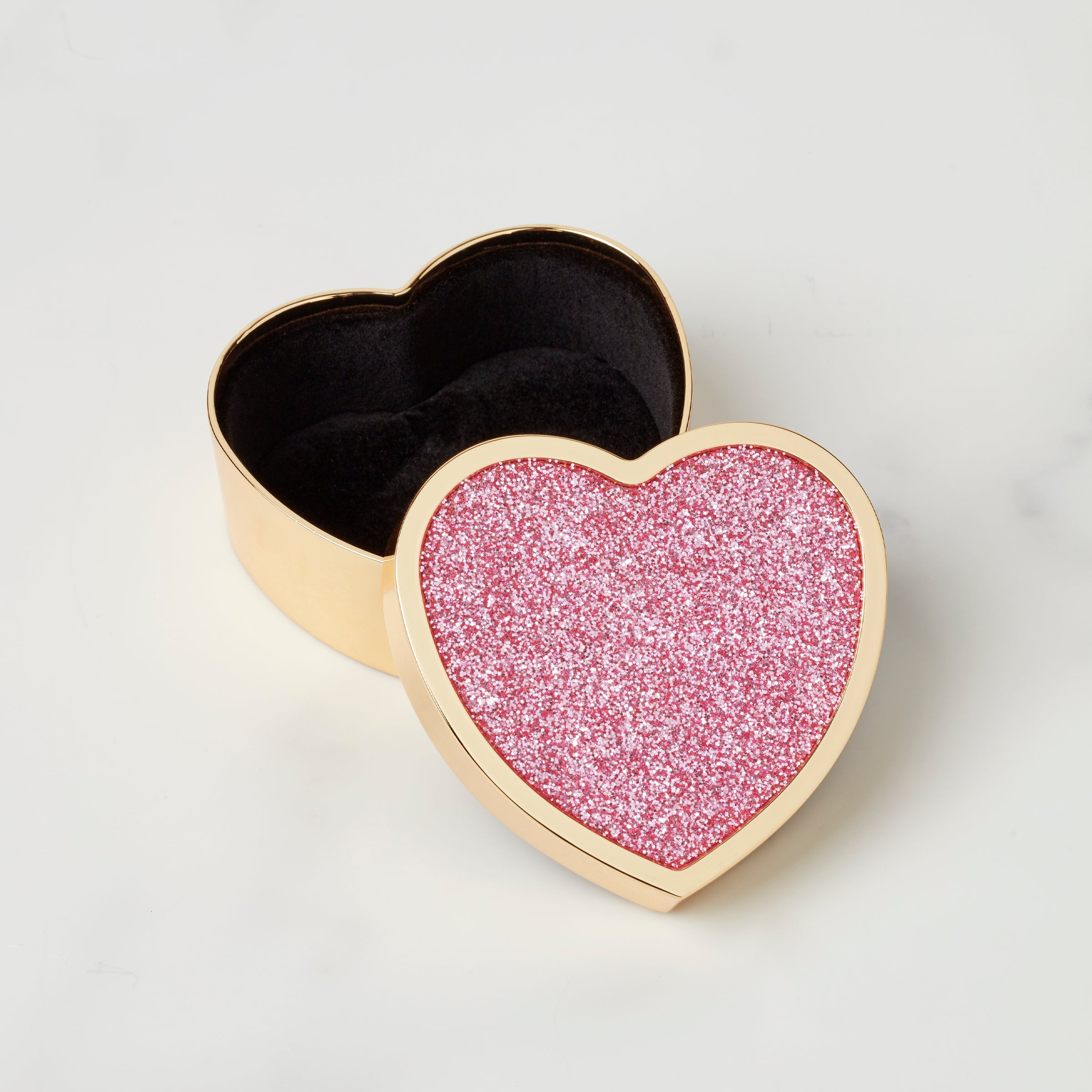 Alternative view of Sitting Pretty Pink Glitter Heart Box