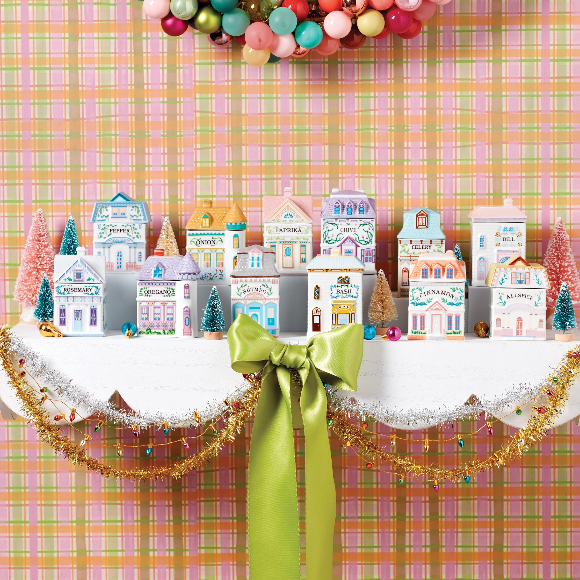 Lenox Spice Village 6 Piece Rustic Row Spice Jar Set - Image 5