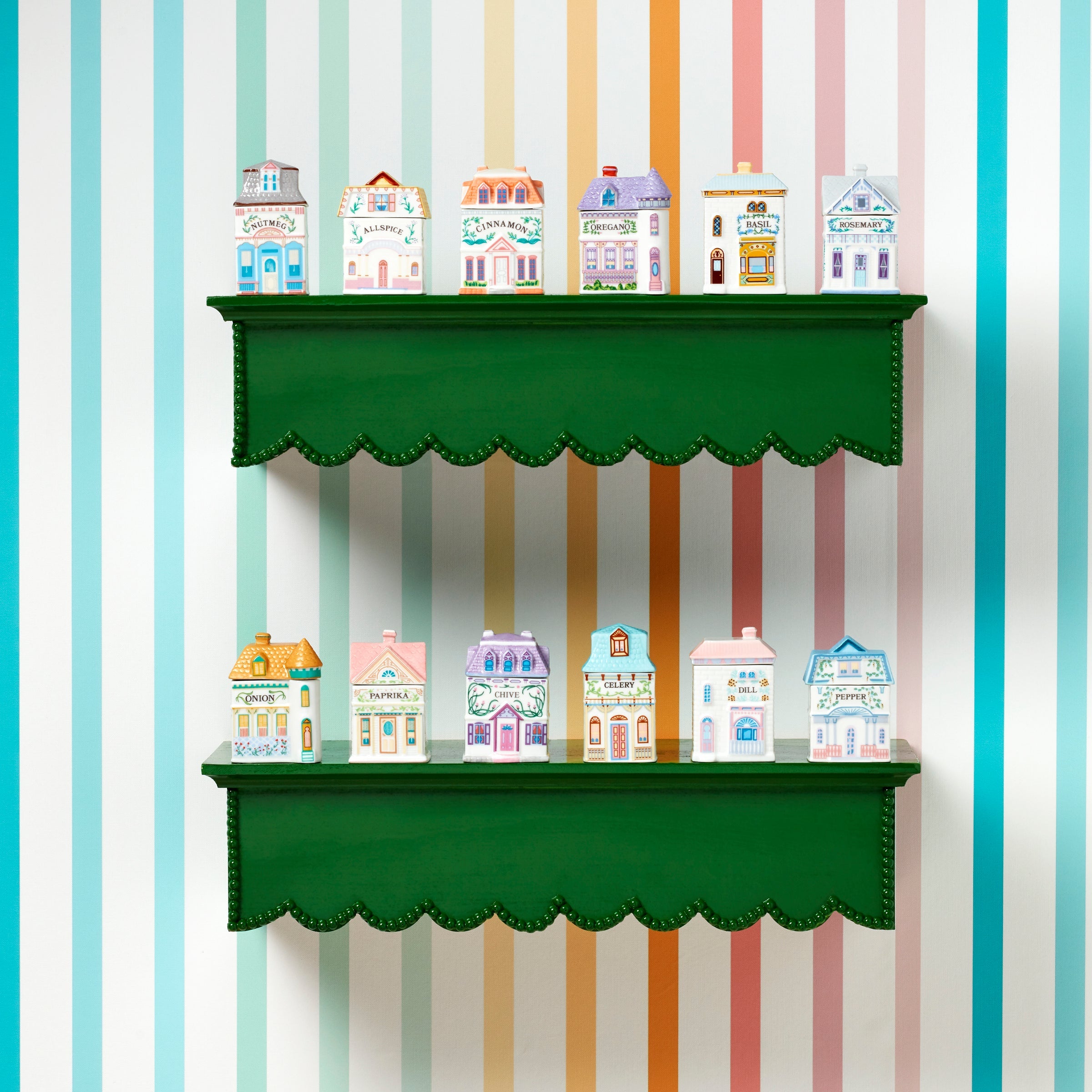 Alternative view of Lenox Spice Village 6 Piece Gourmet Way Spice Jar Set