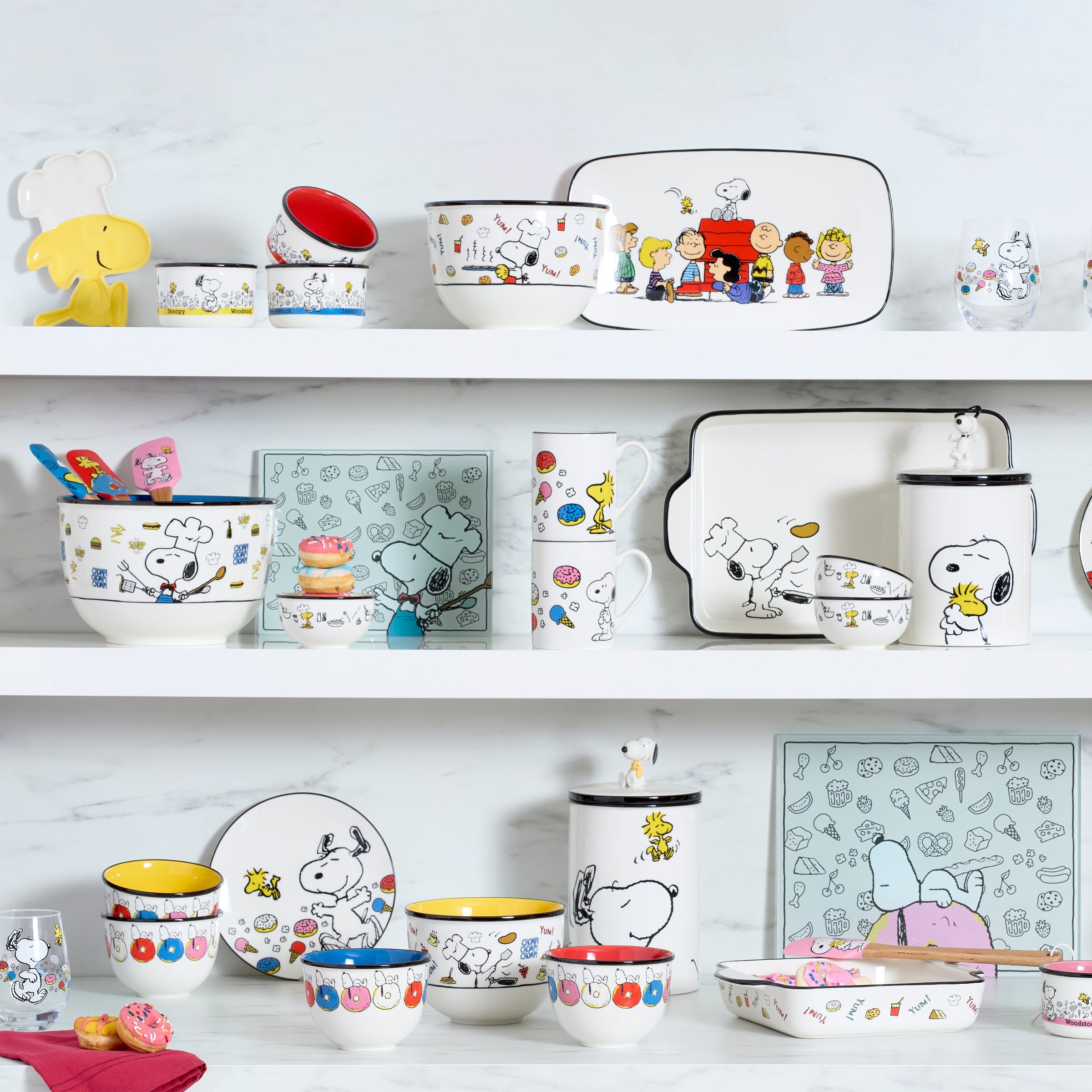 Alternative view of Chef Snoopy Dessert Bowls   Set of 4