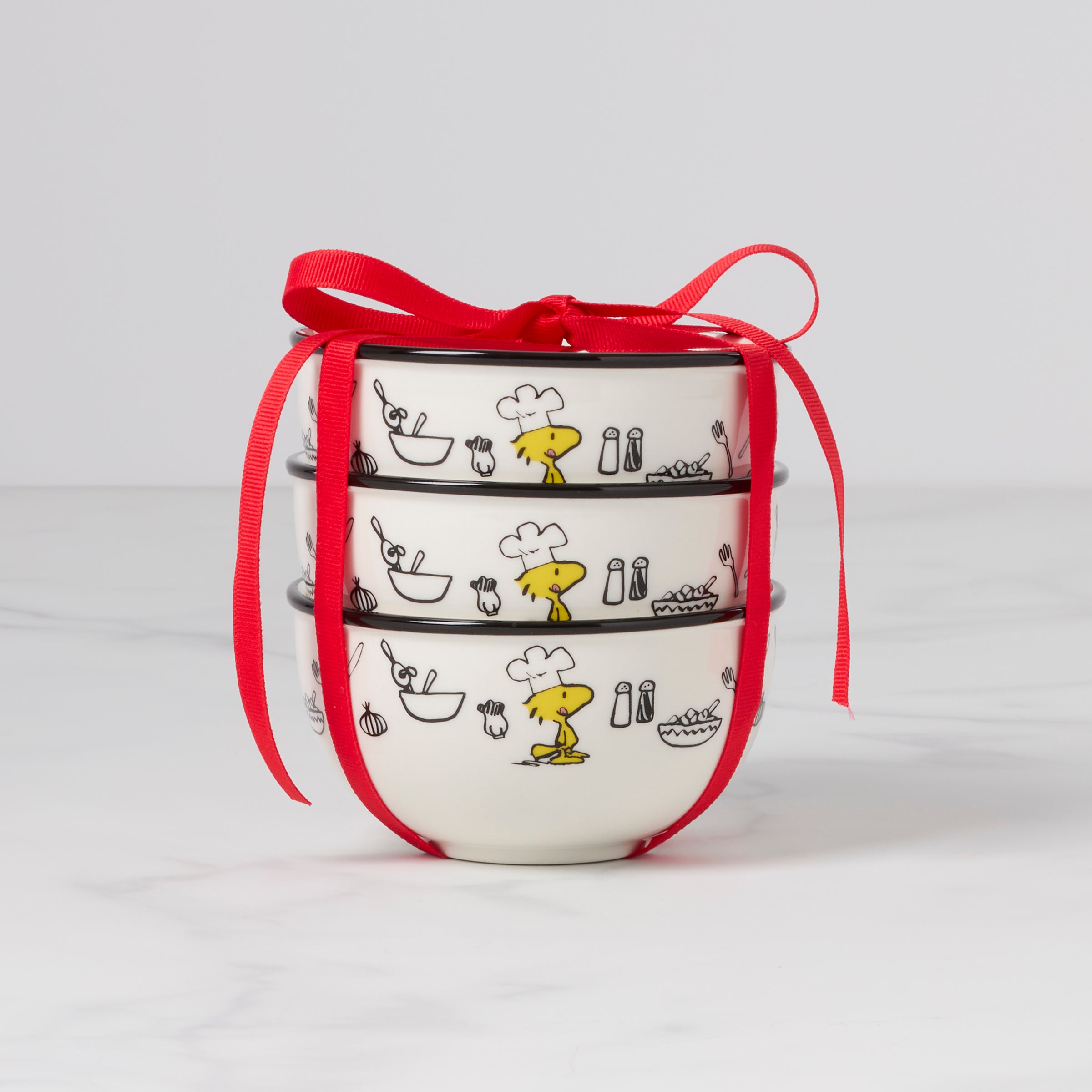 Chef Snoopy Mini Bowls Set Of 3