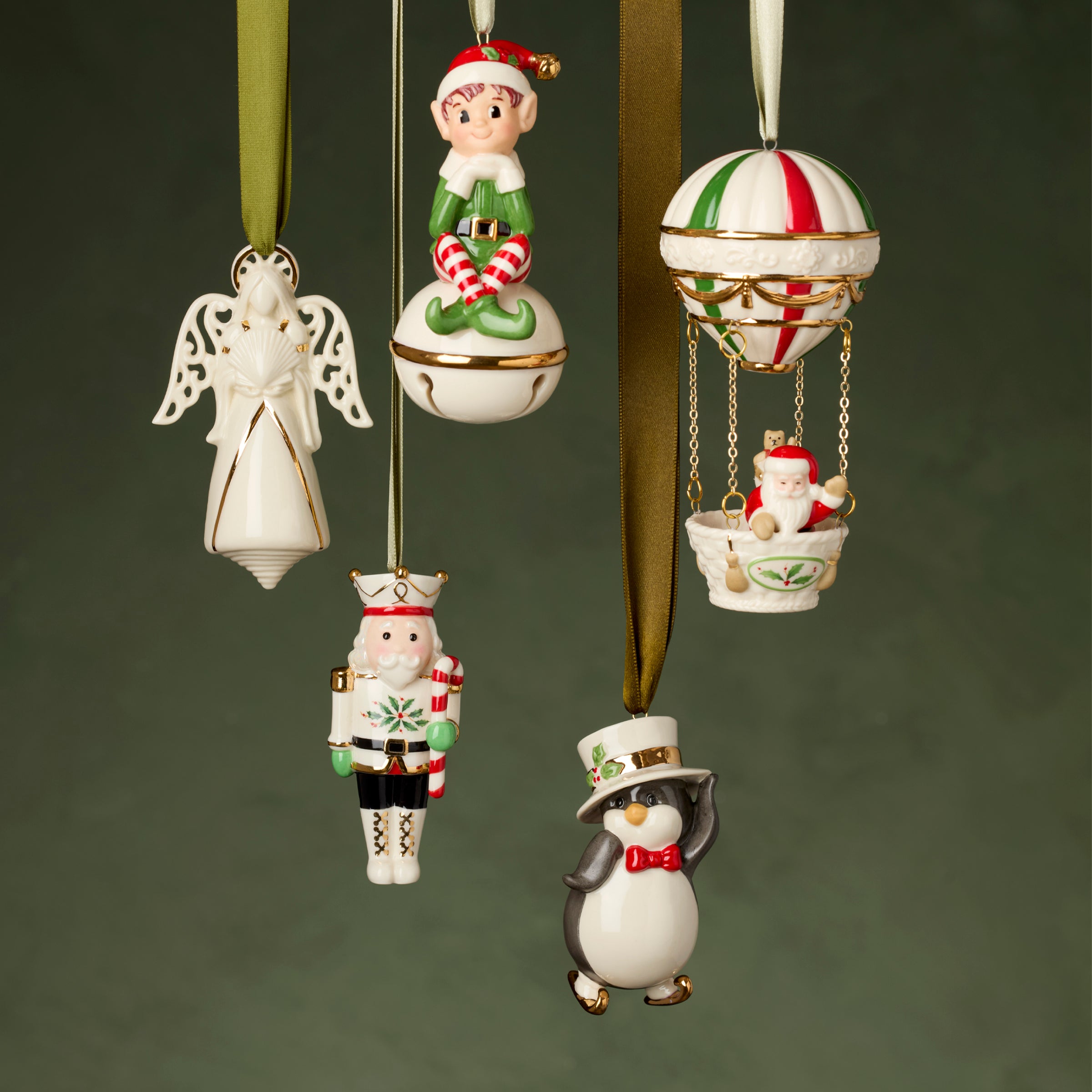 Christmas Hot Air Balloon Ornament - Image 3