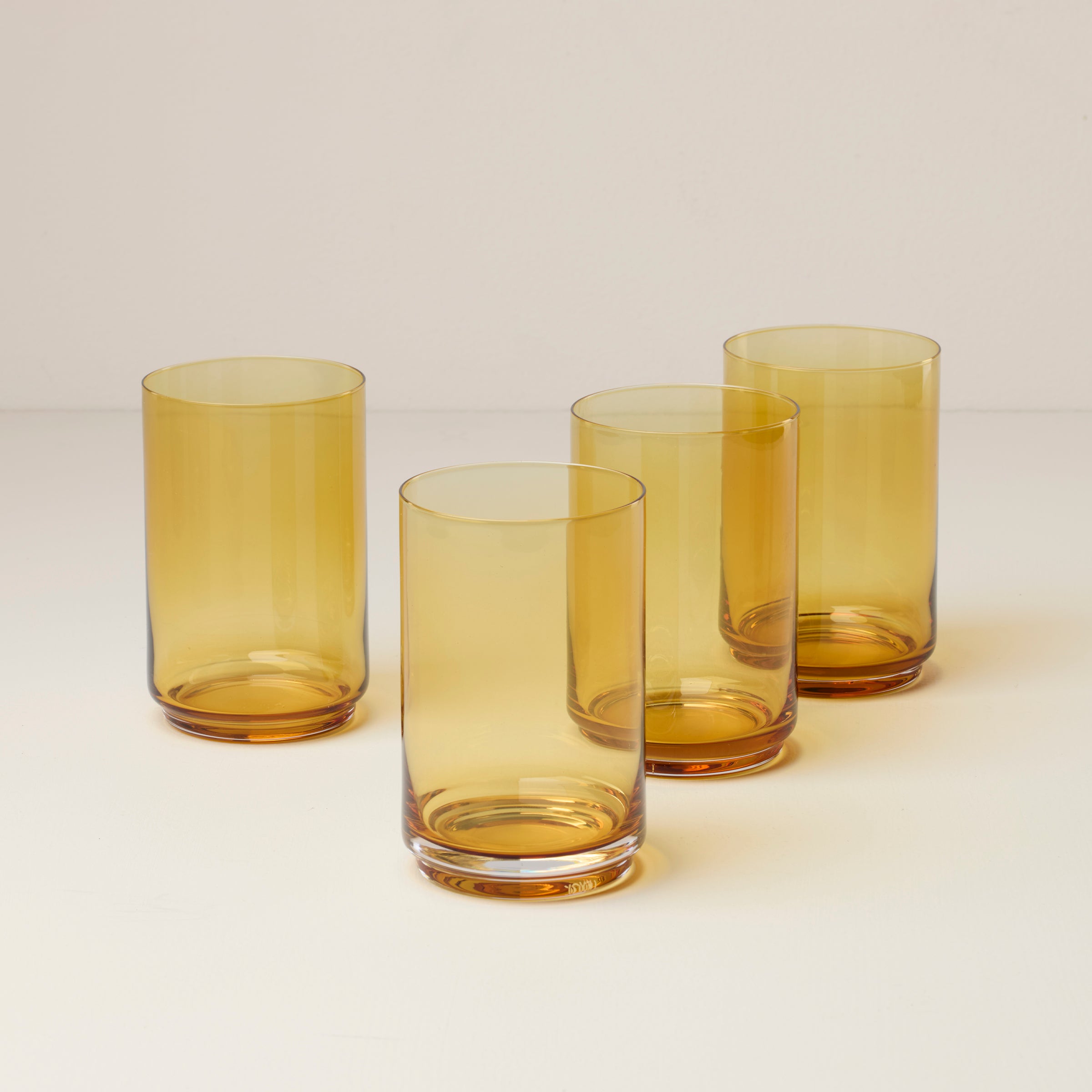 Tuscany Classics Stackable Amber Coolers   Set Of 4