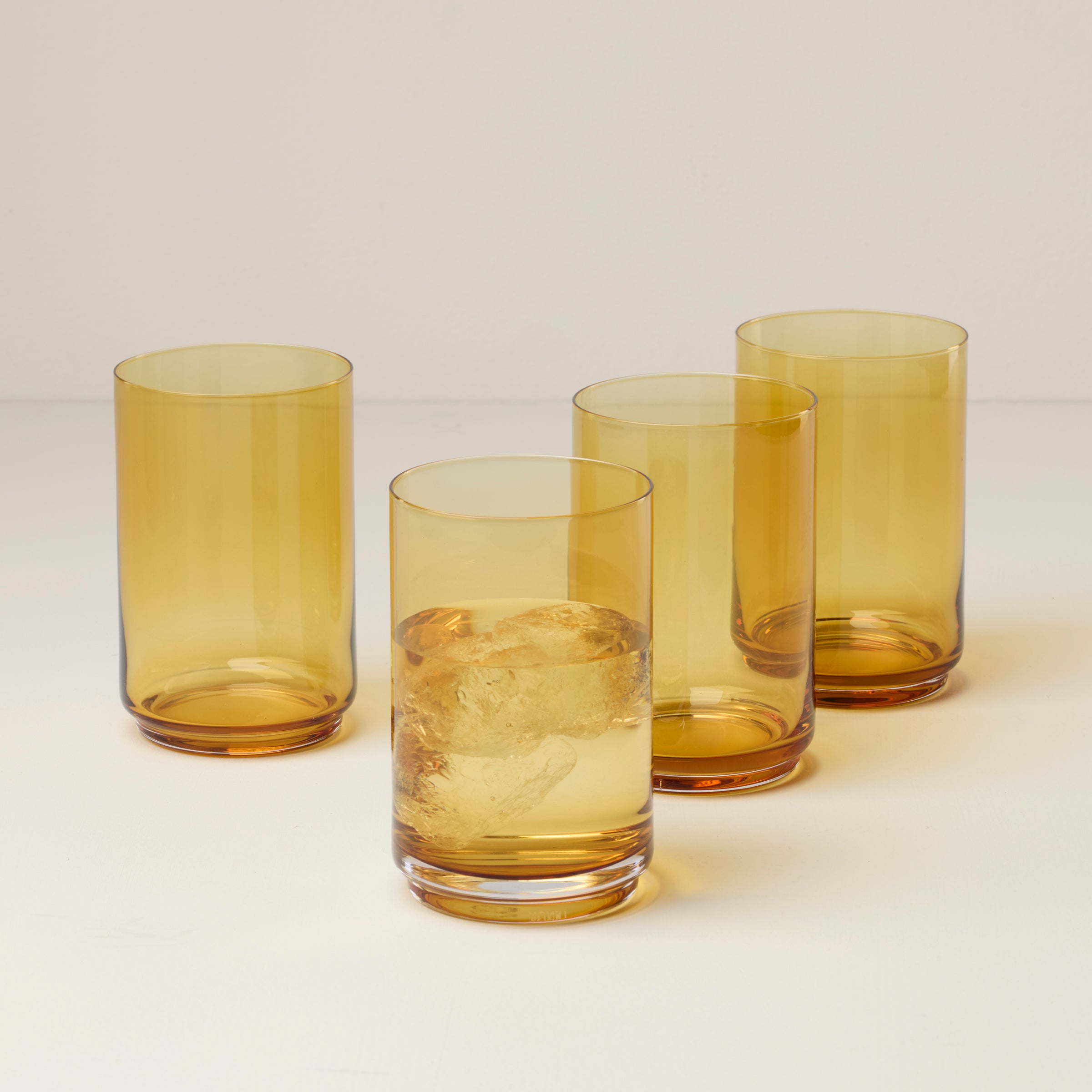 Alternative view of Tuscany Classics Stackable Amber Coolers   Set Of 4