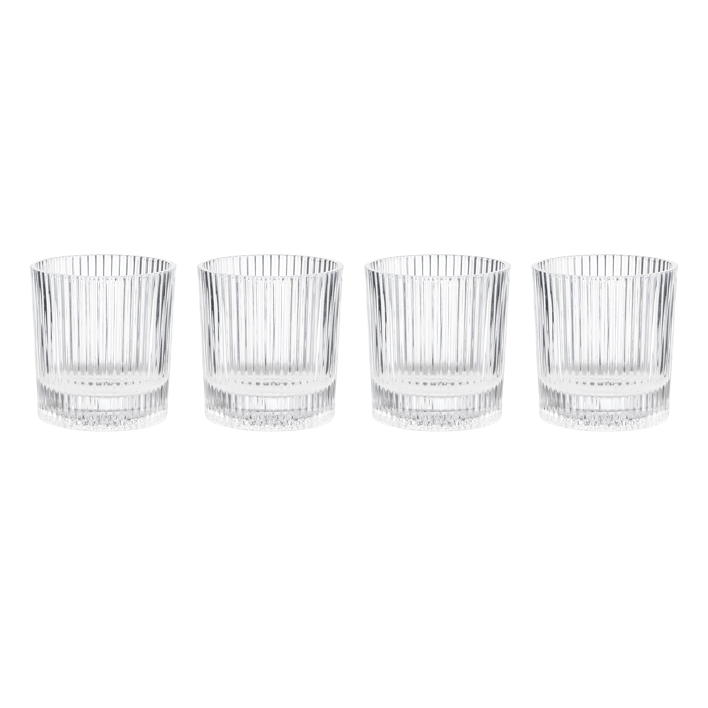 Wallingford Double Old Fashion Glasses   Set Of 4