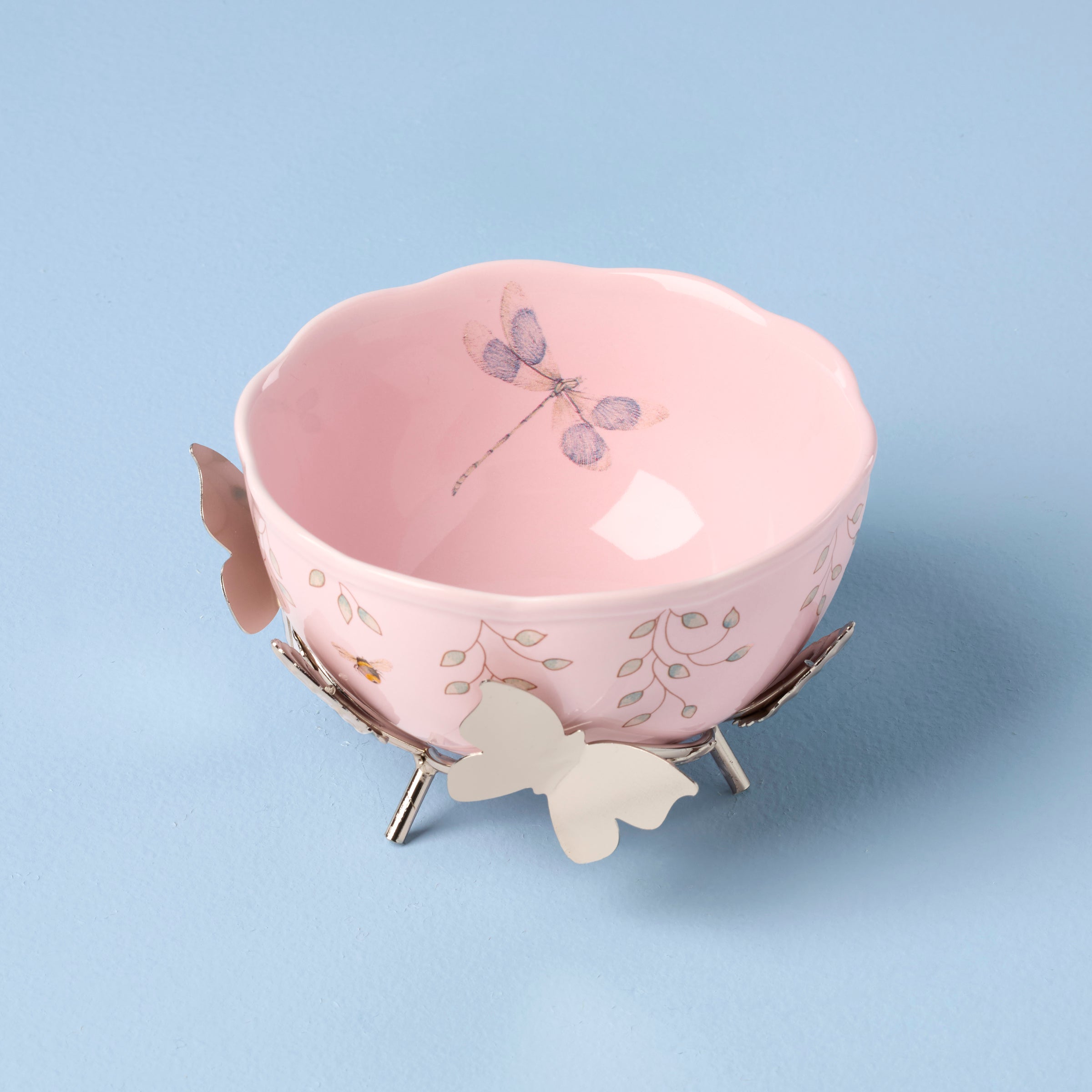 Alternative view of Butterfly Meadow Bowl With Stand