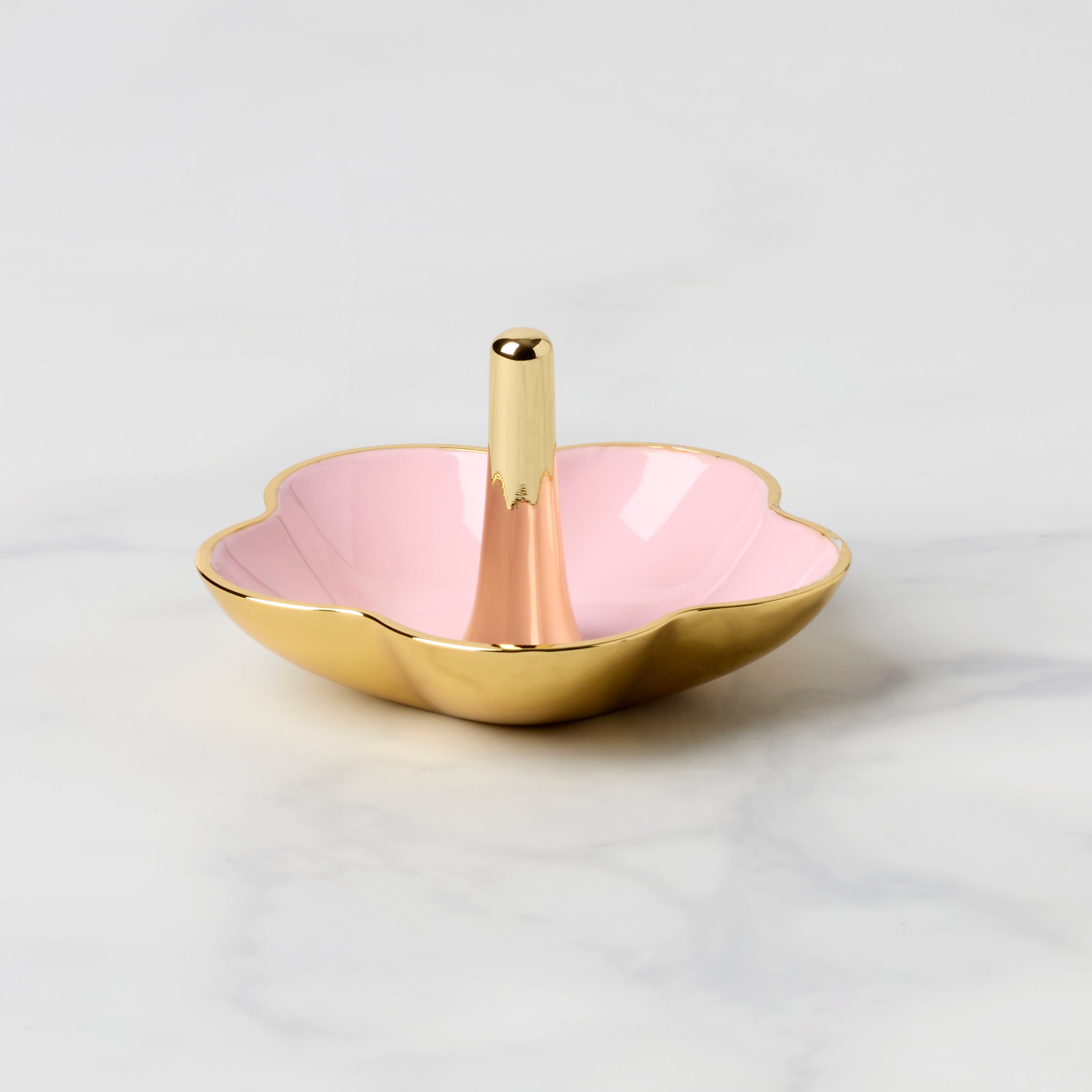 Make It Pop Pink Metal Ring Dish