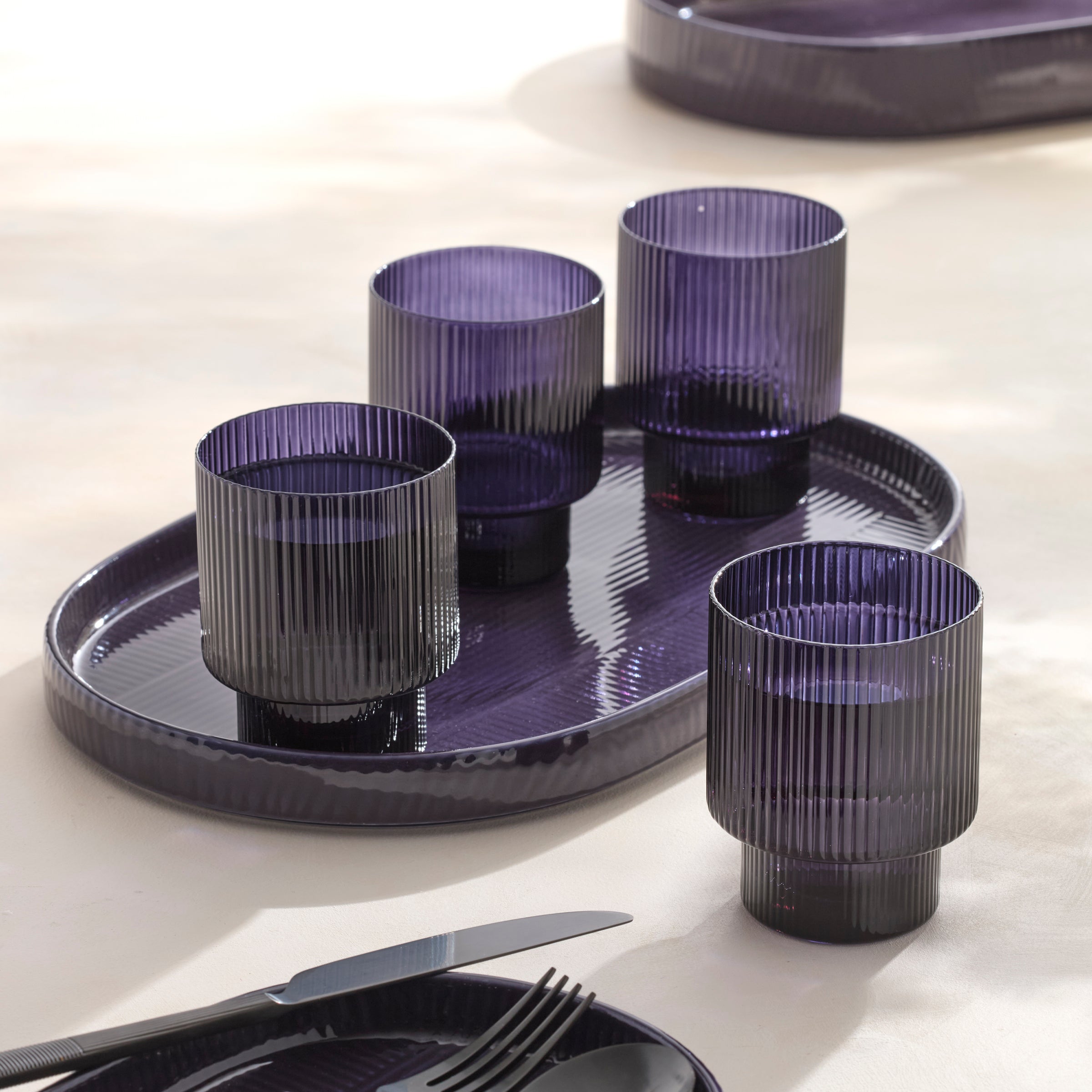 Alternative view of Modulus Nightshade Tumblers   Set Of 4