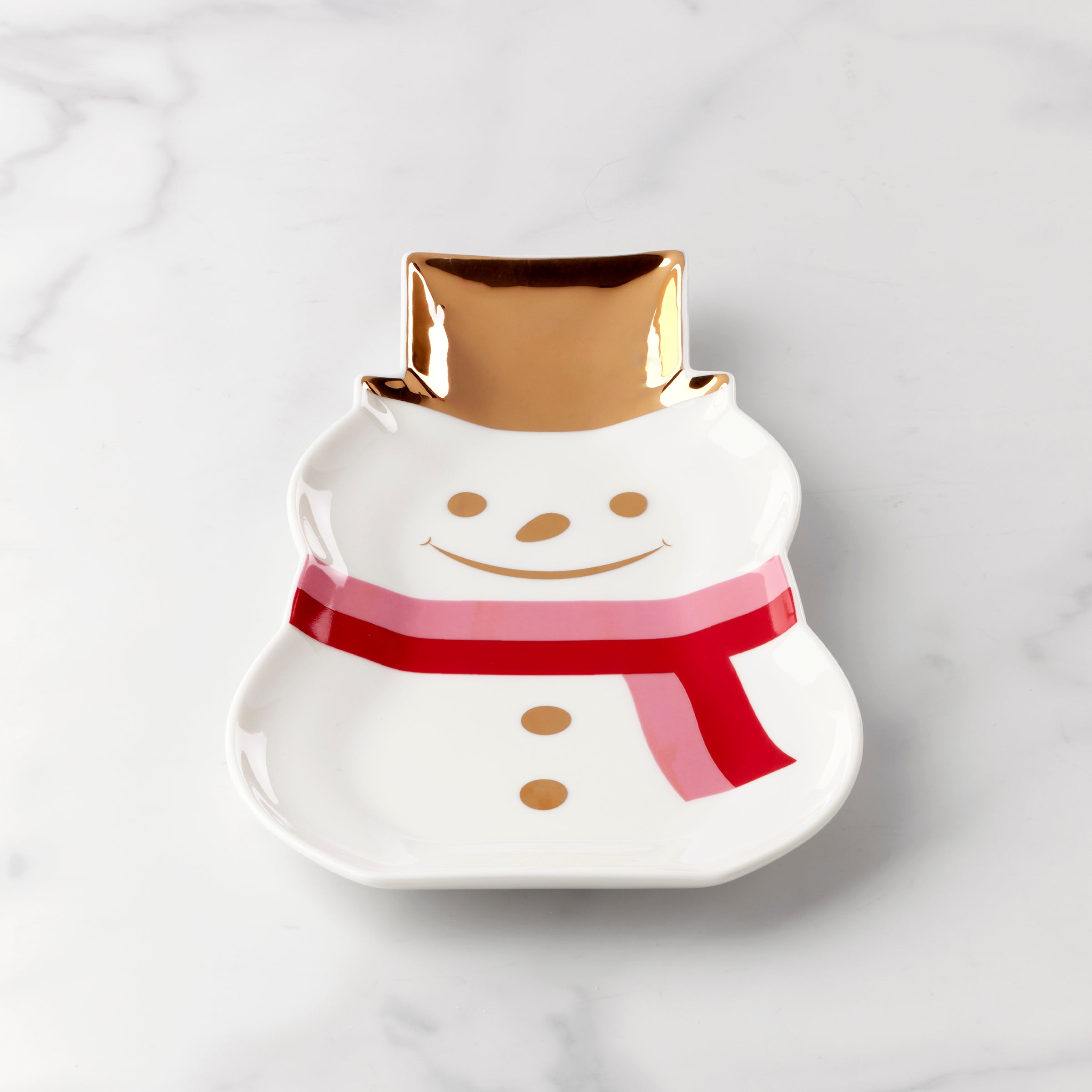 Be Jolly Snowman Candy Dish