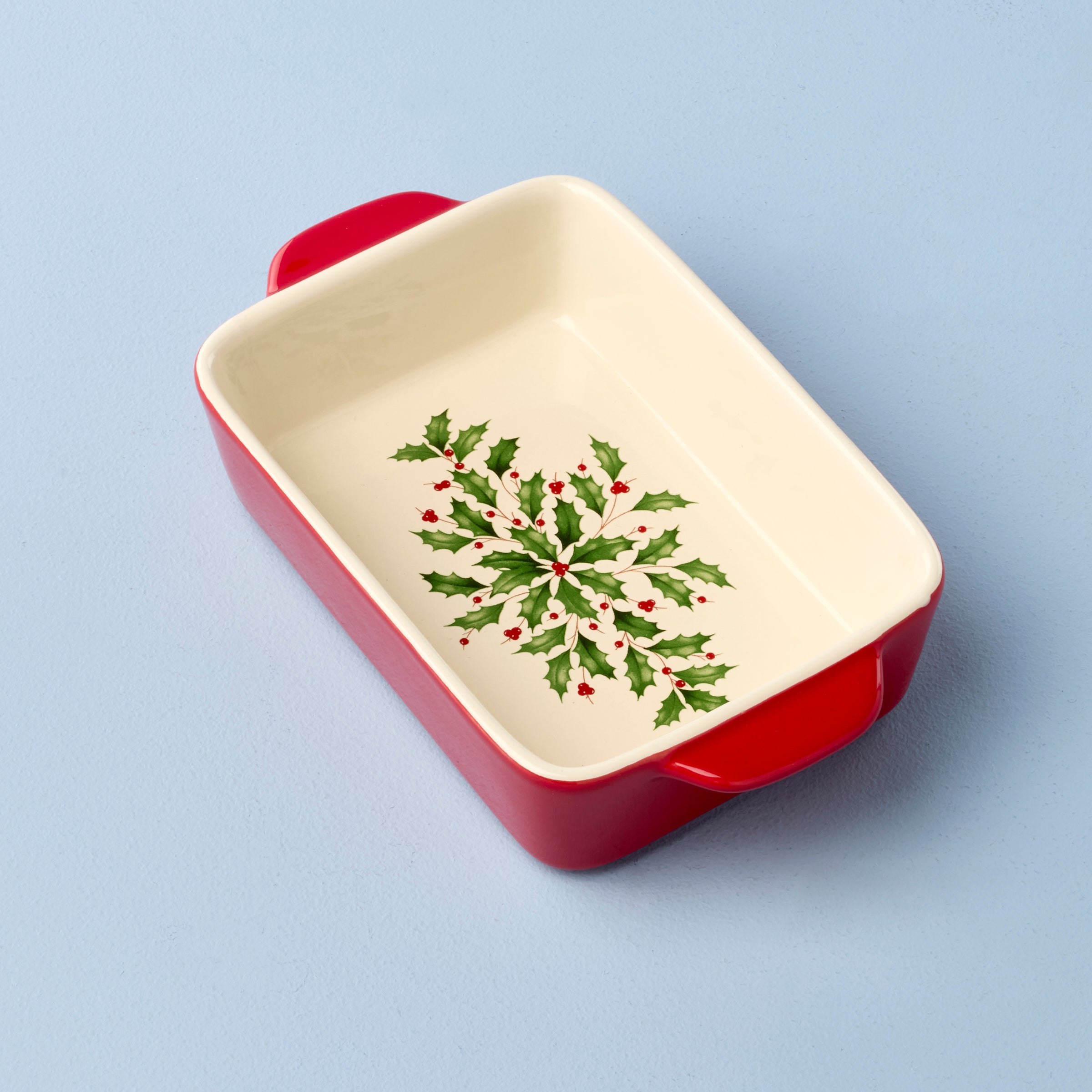 Alternative view of Holiday Rectangular Baking Dish   Mini
