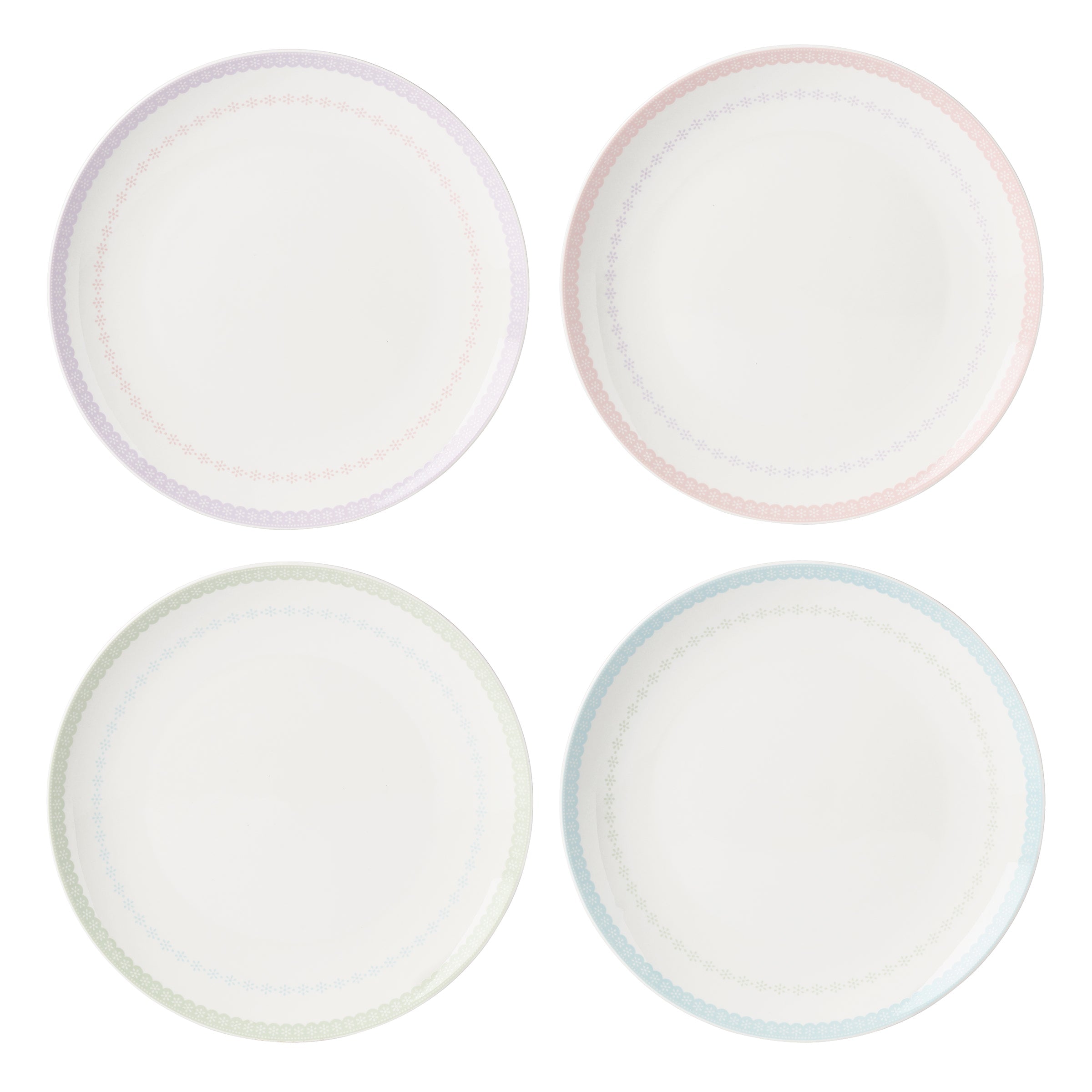 Bunny Hop Dinner Plates   Set of 4