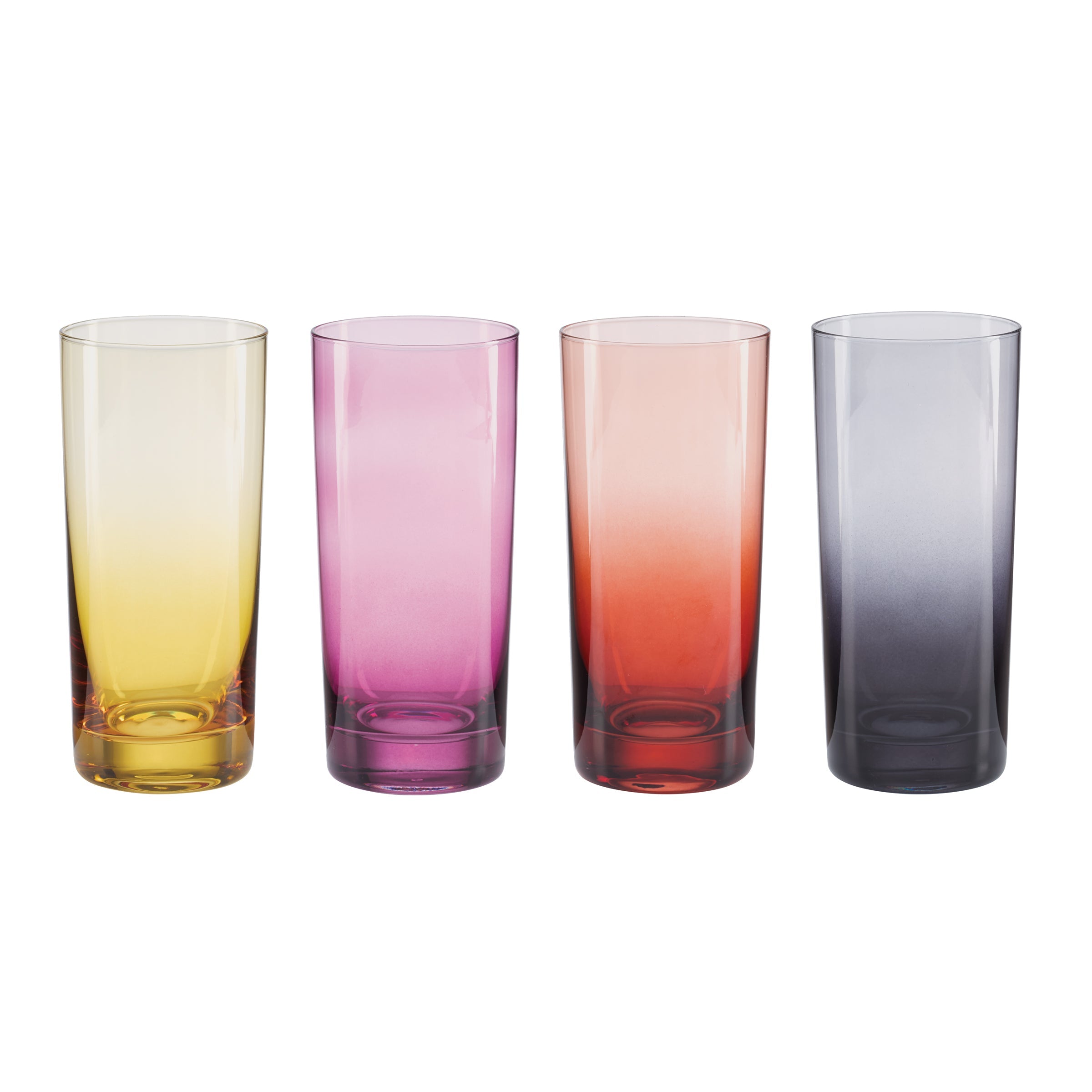 Golden Hour Highball Glasses   Set Of 4