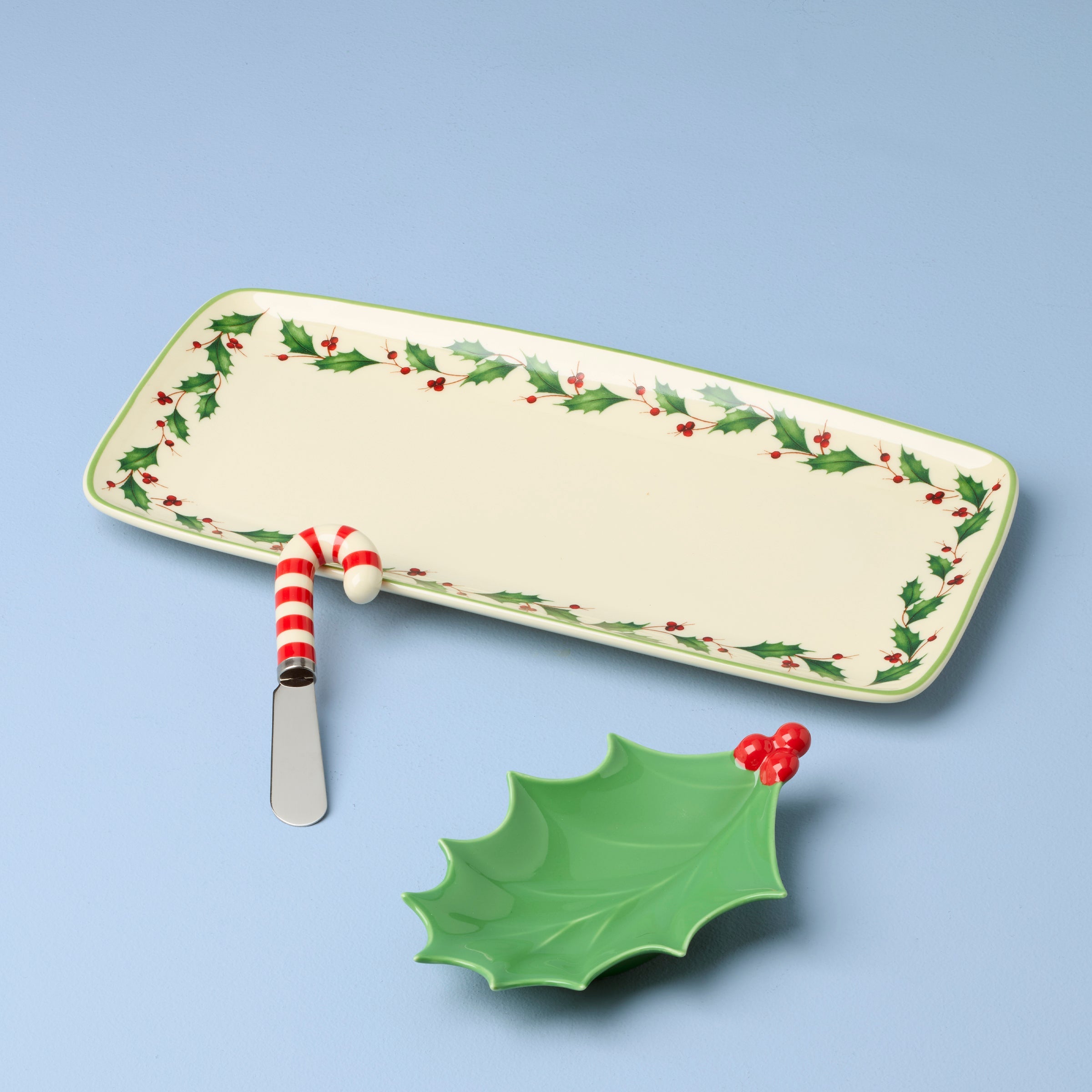 Holiday 3 Piece Hostess Set With Spreader