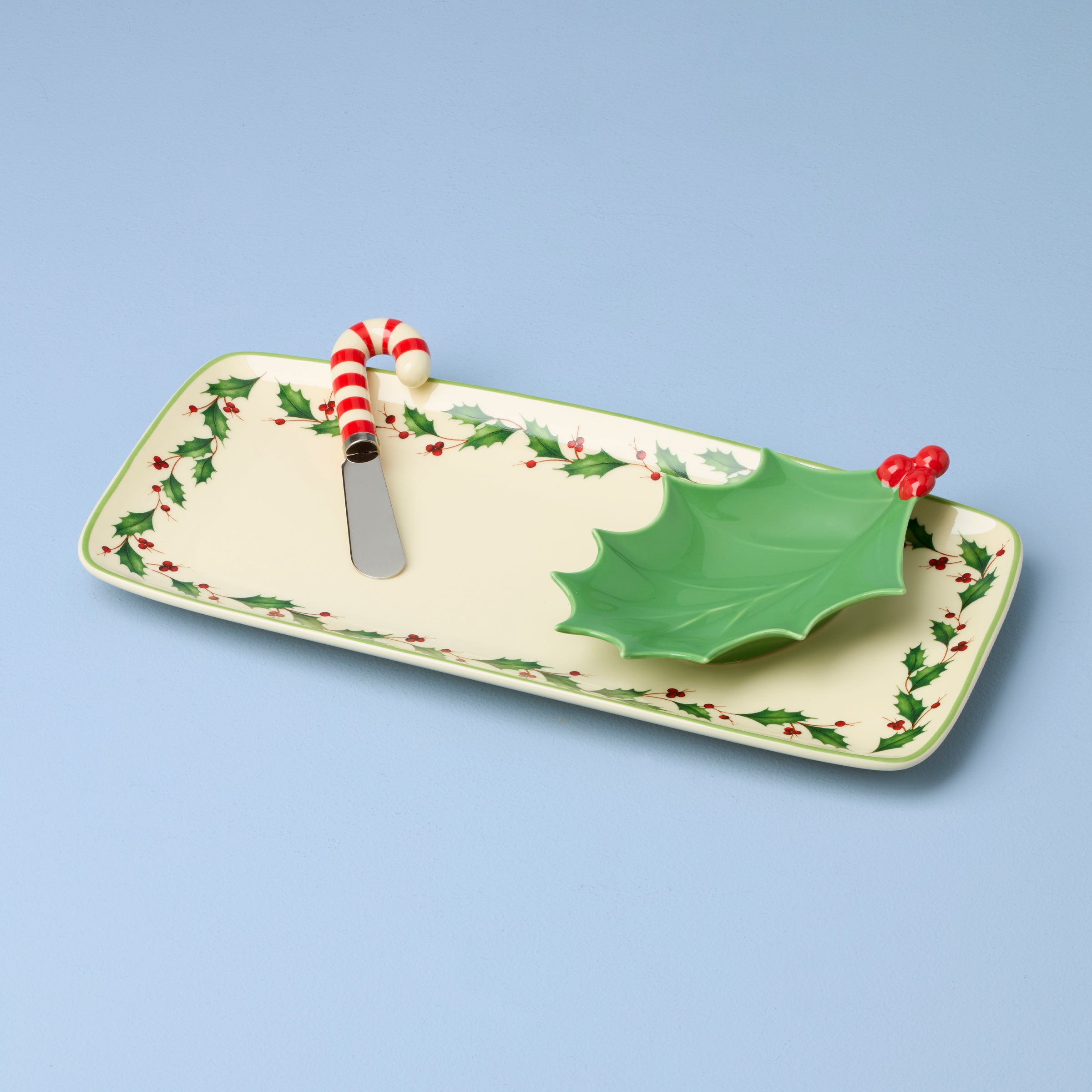 Alternative view of Holiday 3 Piece Hostess Set With Spreader
