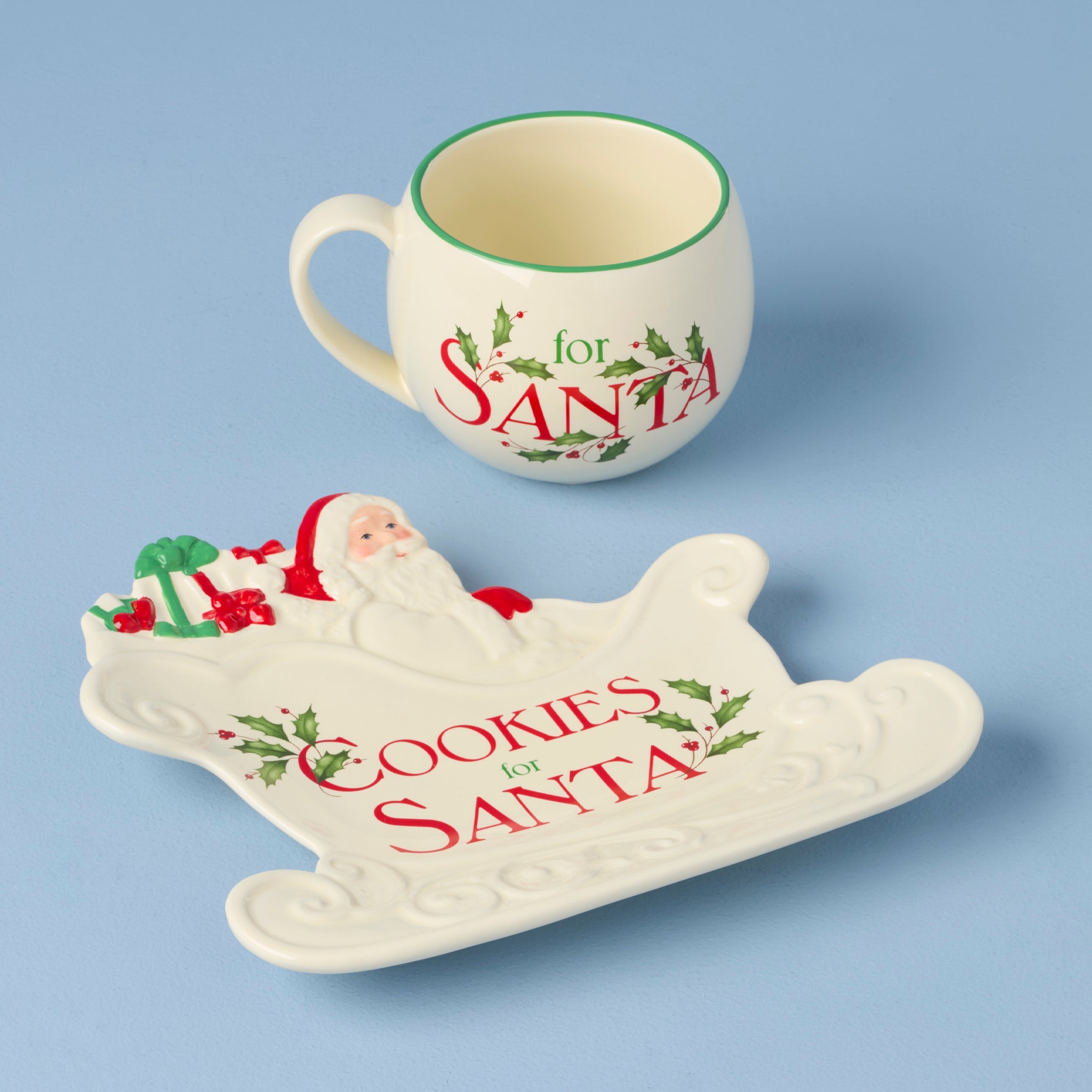 Alternative view of Holiday Cookies & Milk For Santa 2 Piece Set