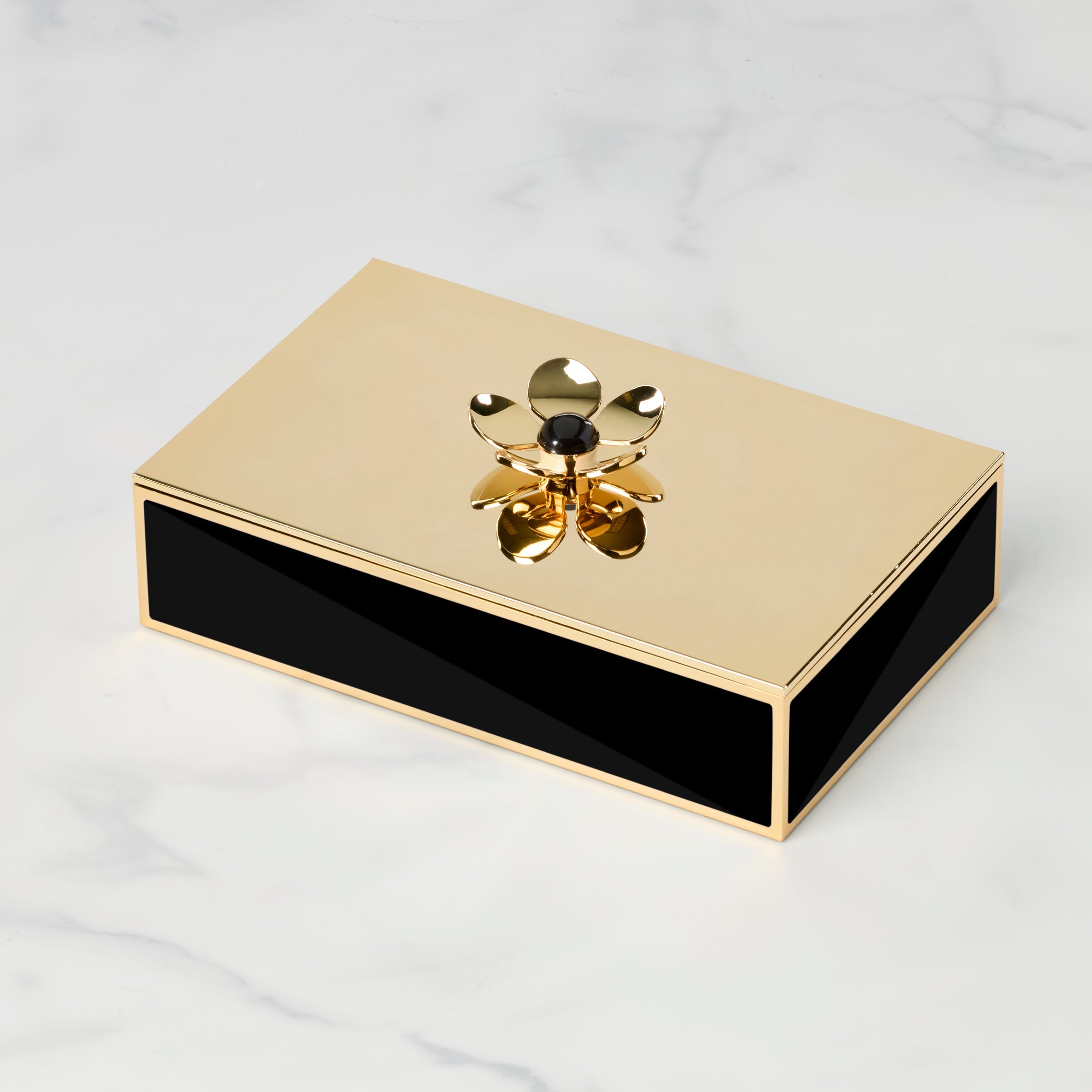 Make It Pop Large Floral Box Black