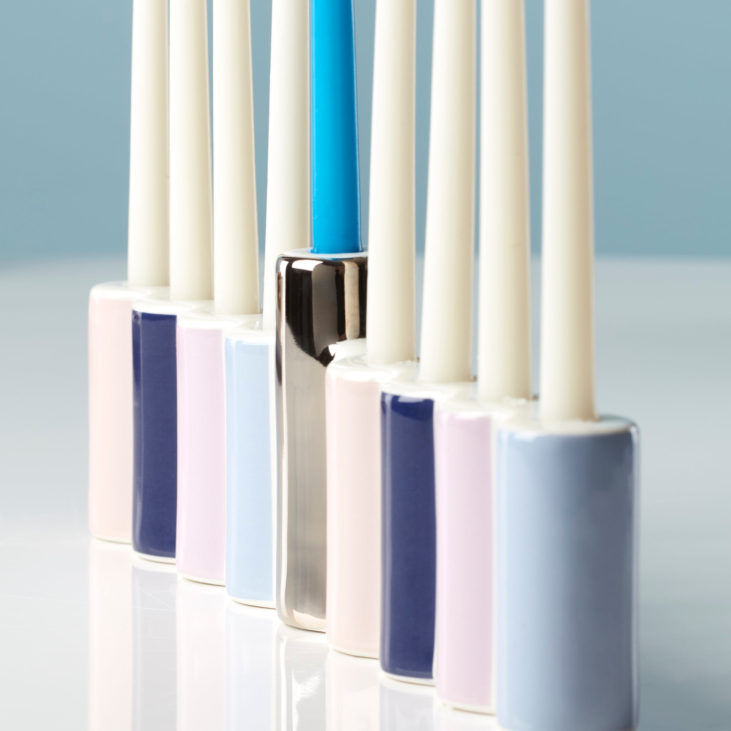 Alternative view of Oak Street Menorah