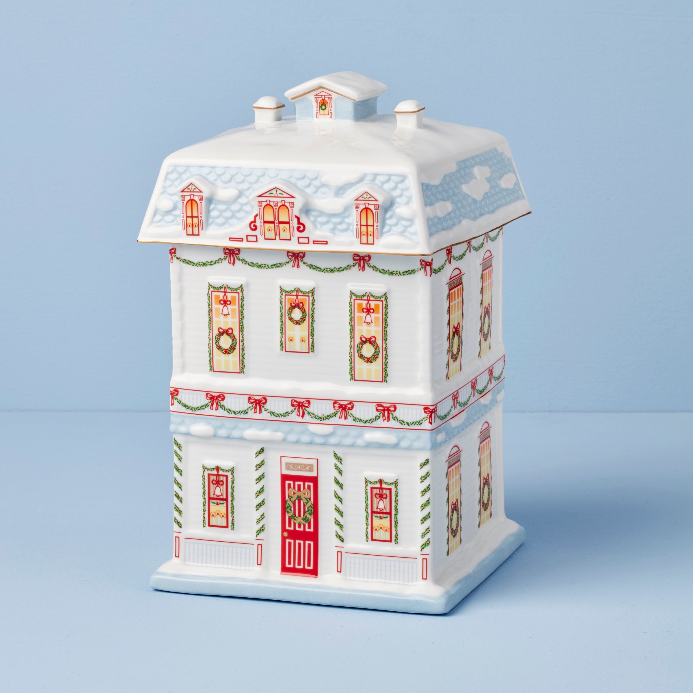 Alternative view of Lenox Holiday Village Christmas Cookie Jar