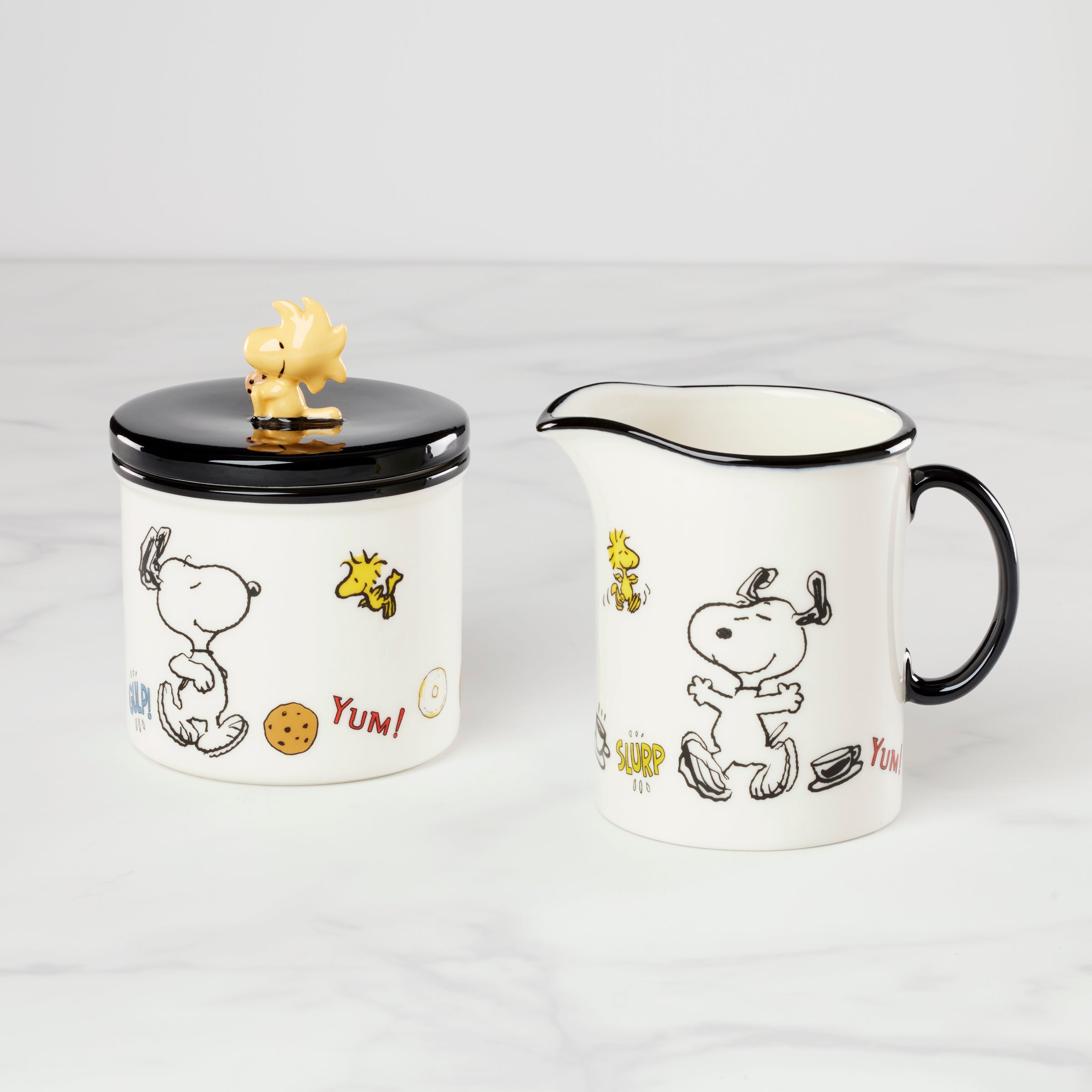 Chef Snoopy Sugar & Creamer 2 Piece Set - Image 2