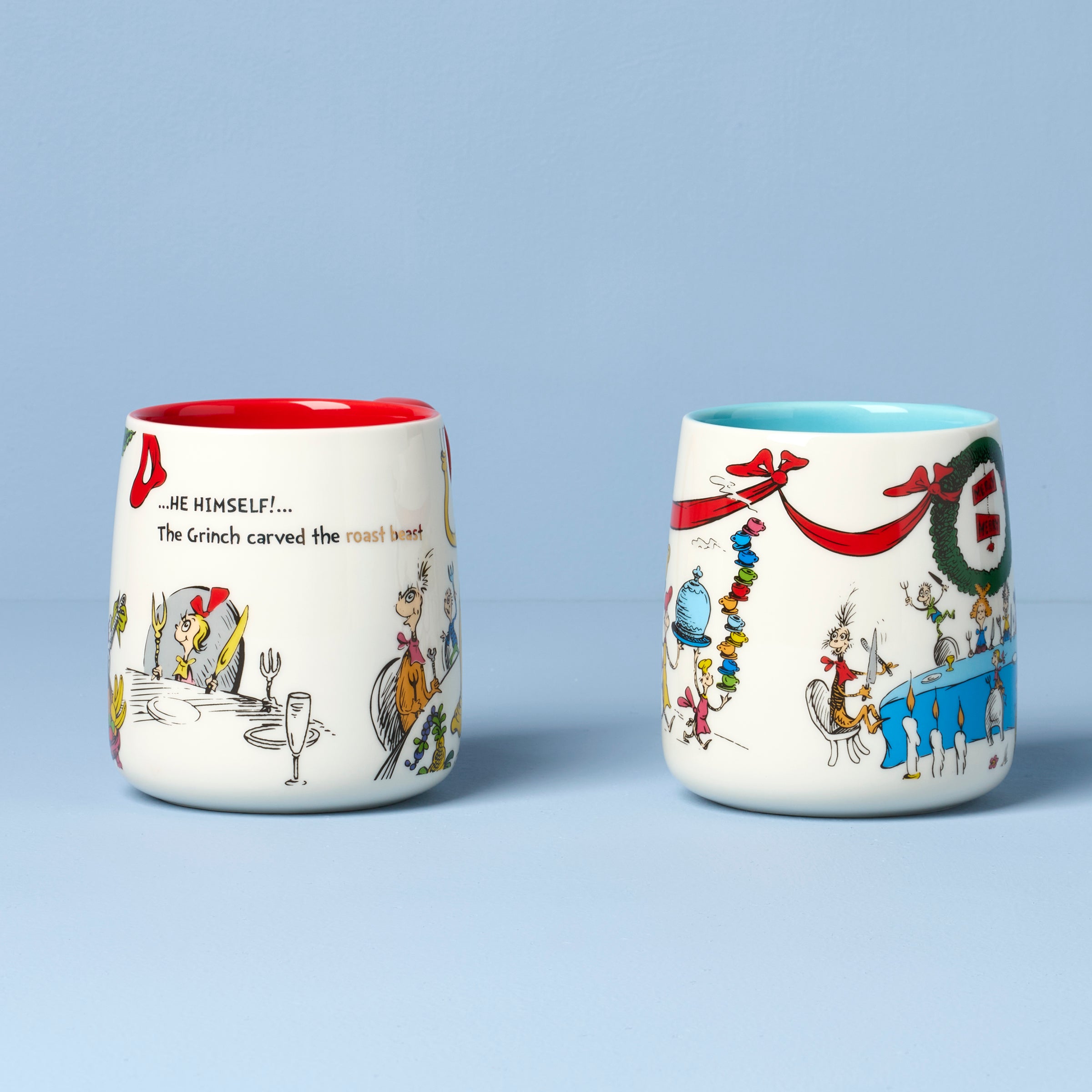 Alternative view of Who Ville Carving Serving Beast Mugs   Set of 2