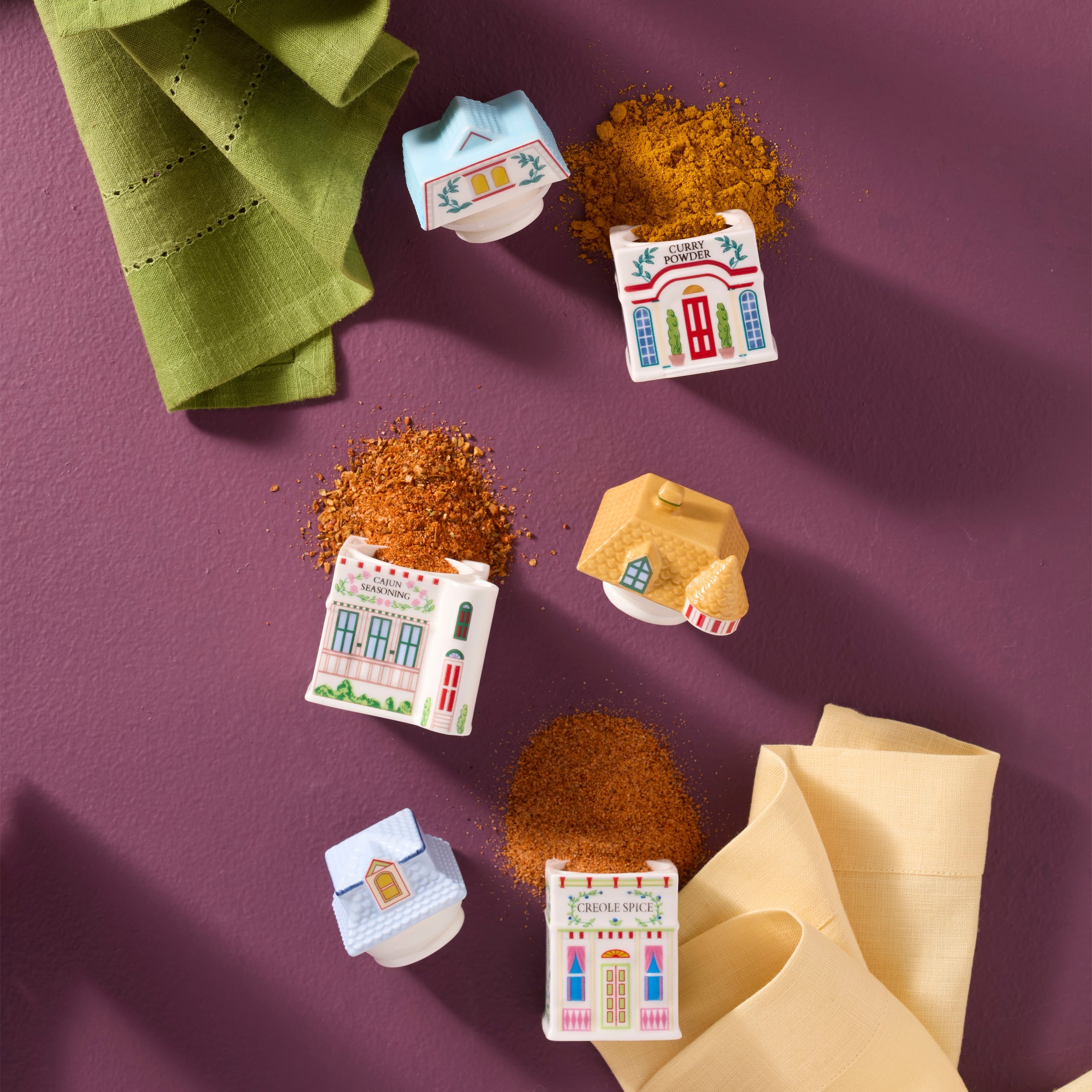 Lenox Spice Village 3 Piece French Quarter Spice Jar Set - Image 3