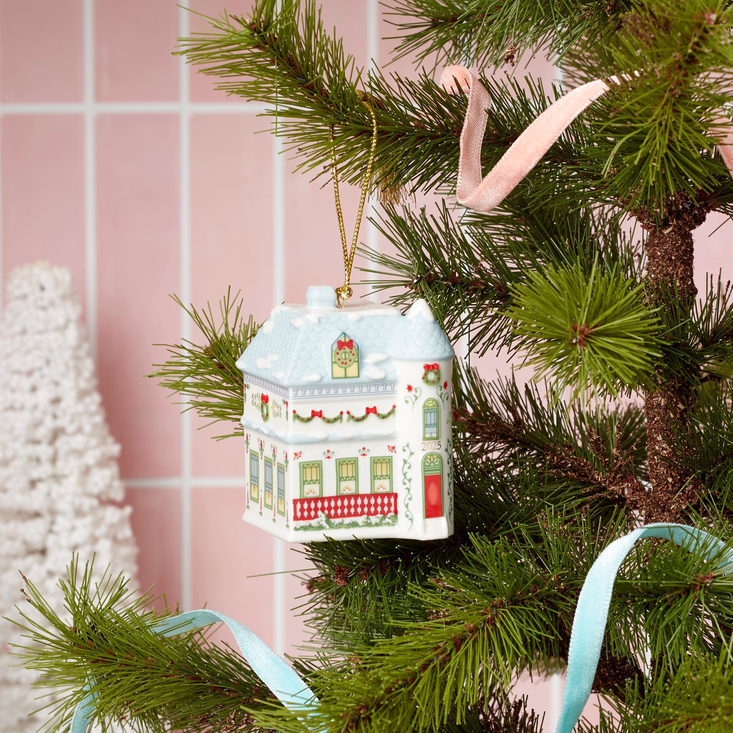 Lenox Holiday Village 2025 Annual Ornament - Image 3