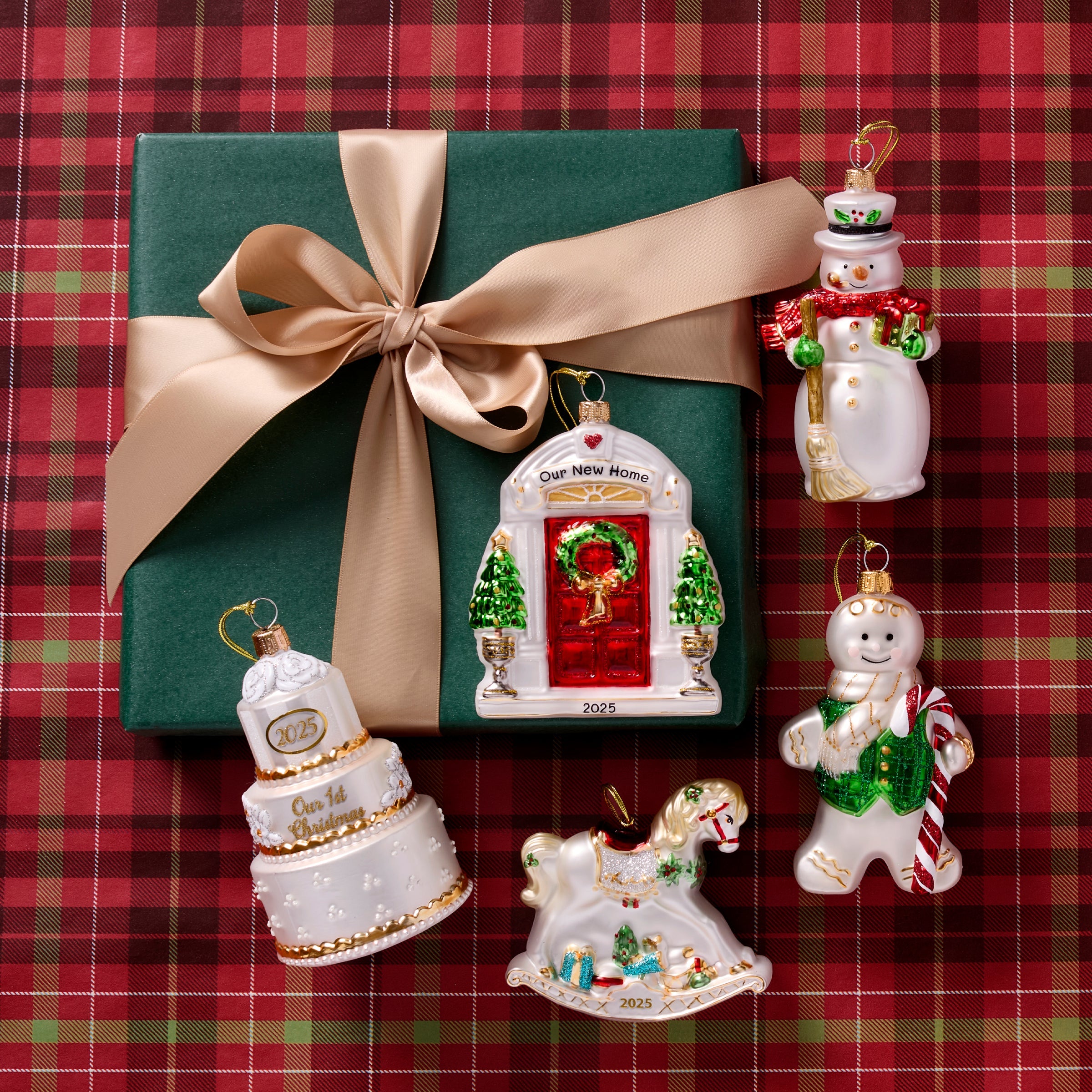 2025 Retro Blown Glass Gingerbread Ornament - Image 5