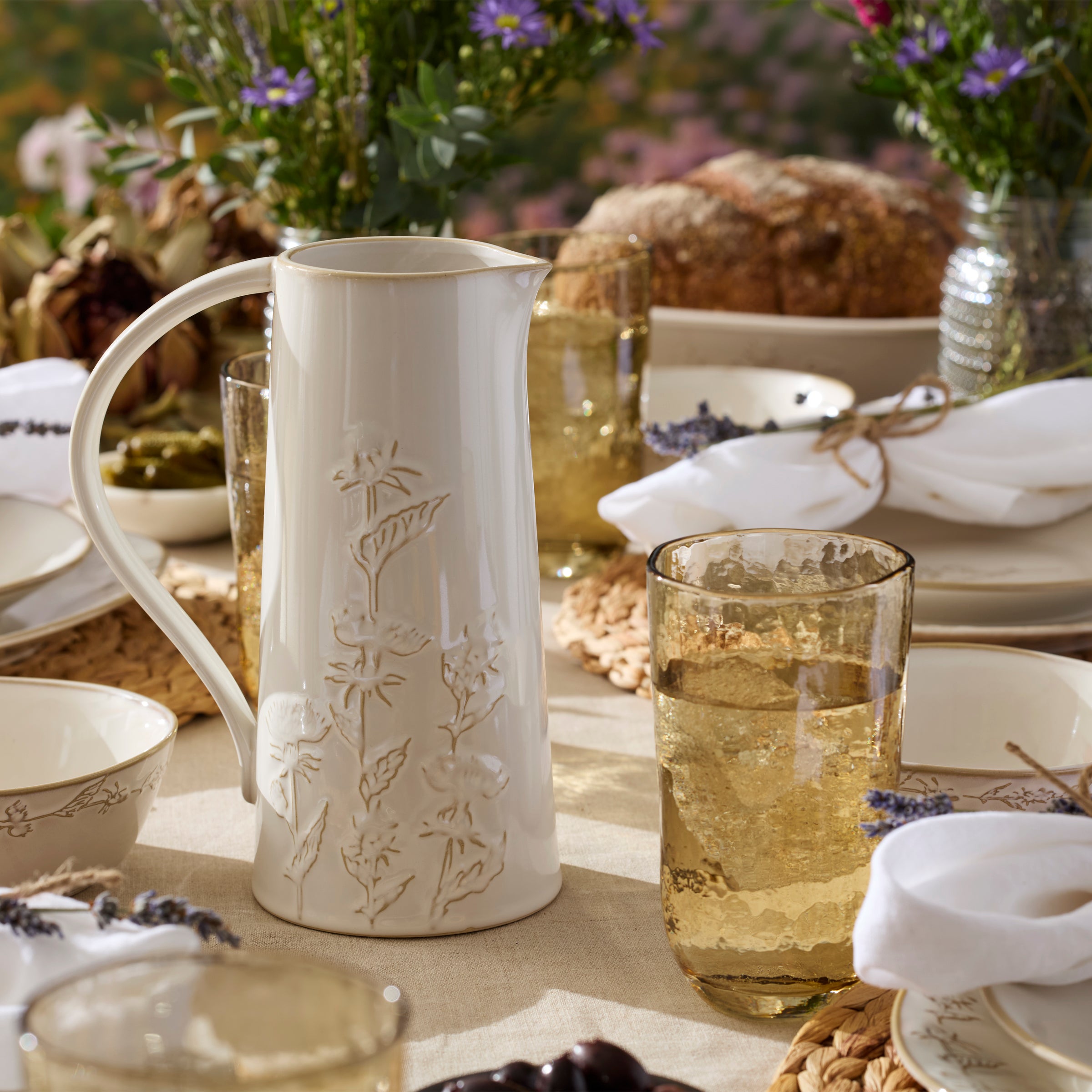 Alternative view of Homespun Pitcher