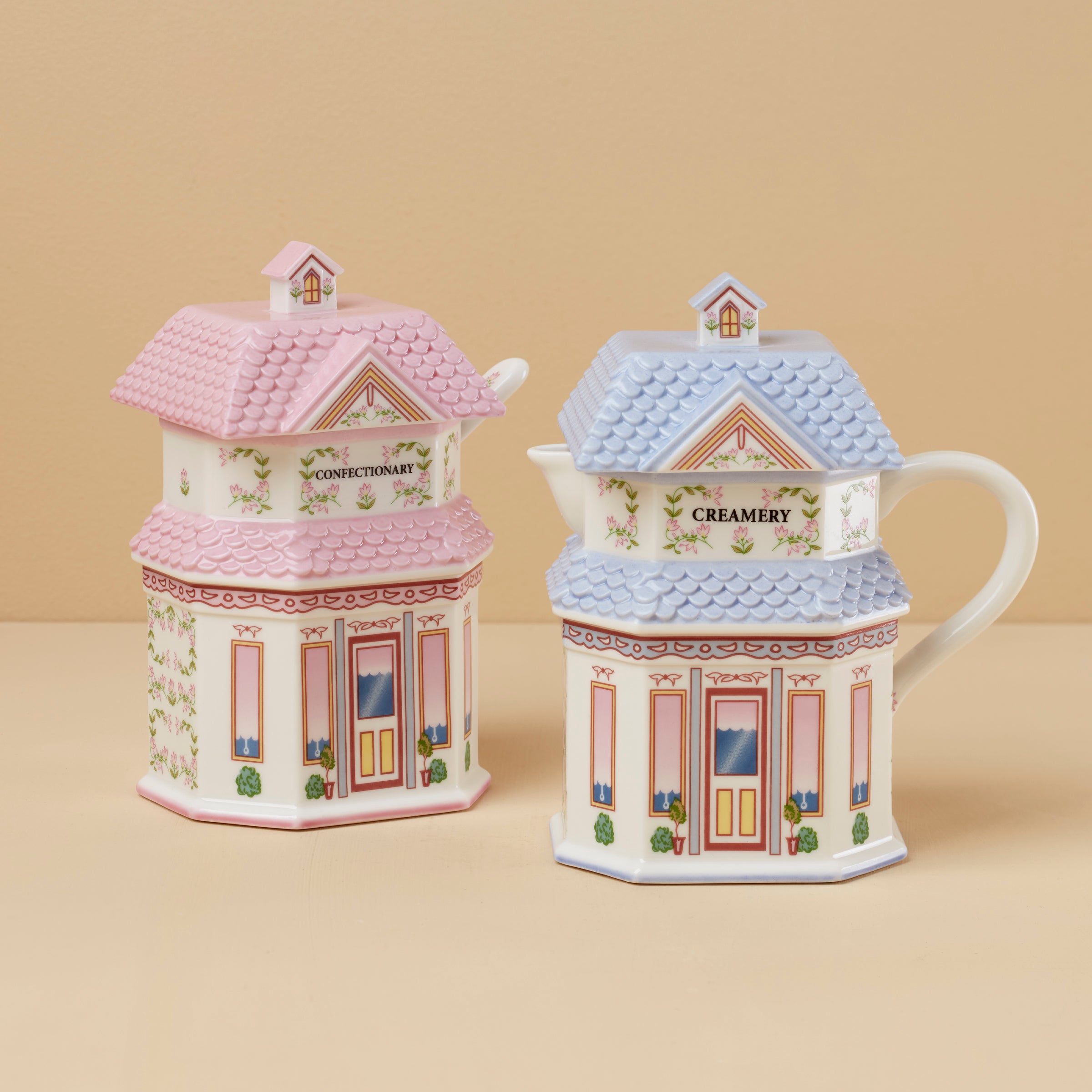 Lenox Spice Village Sugar & Creamer Set
