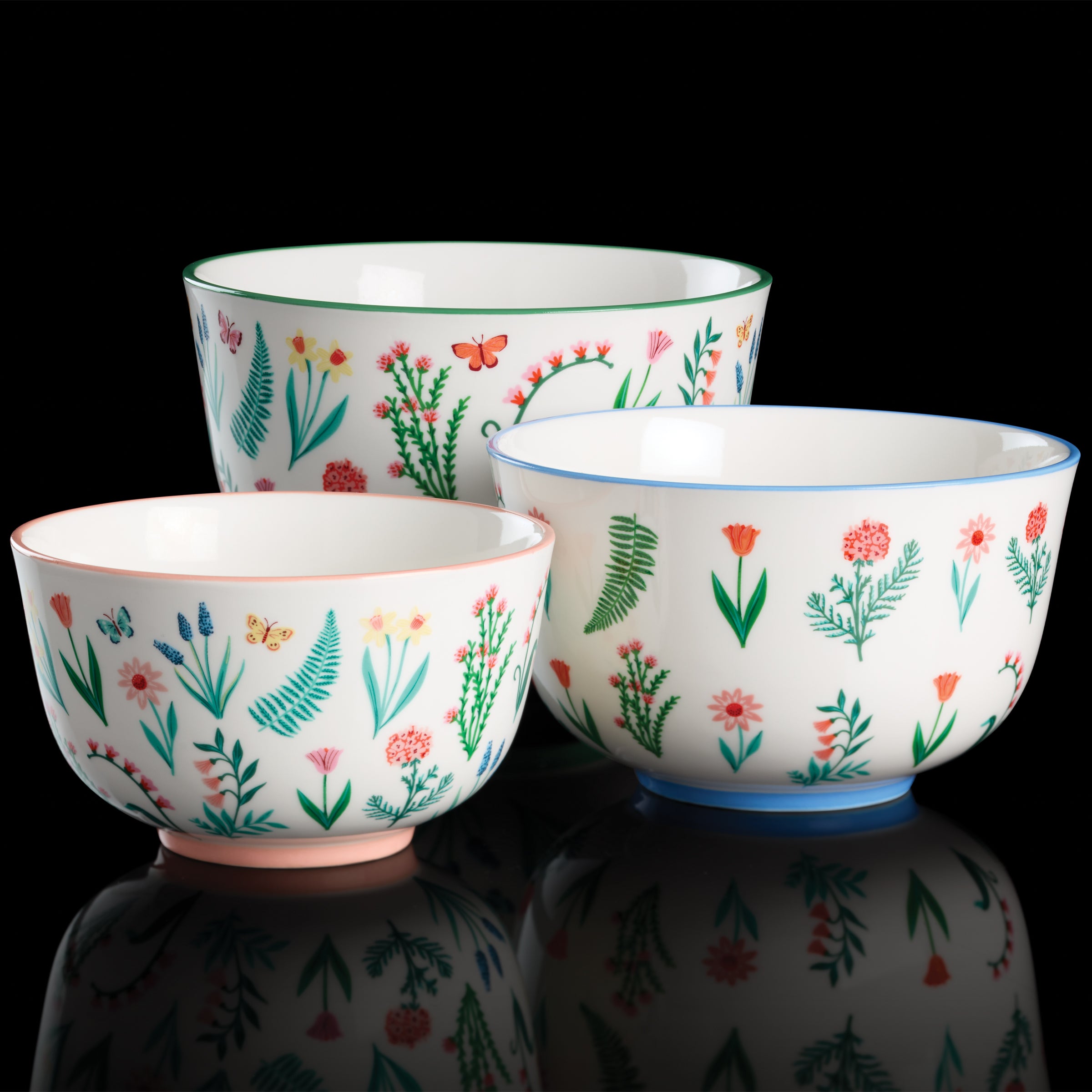 First Blooms 3 Piece Nesting Bowl Set - Image 4