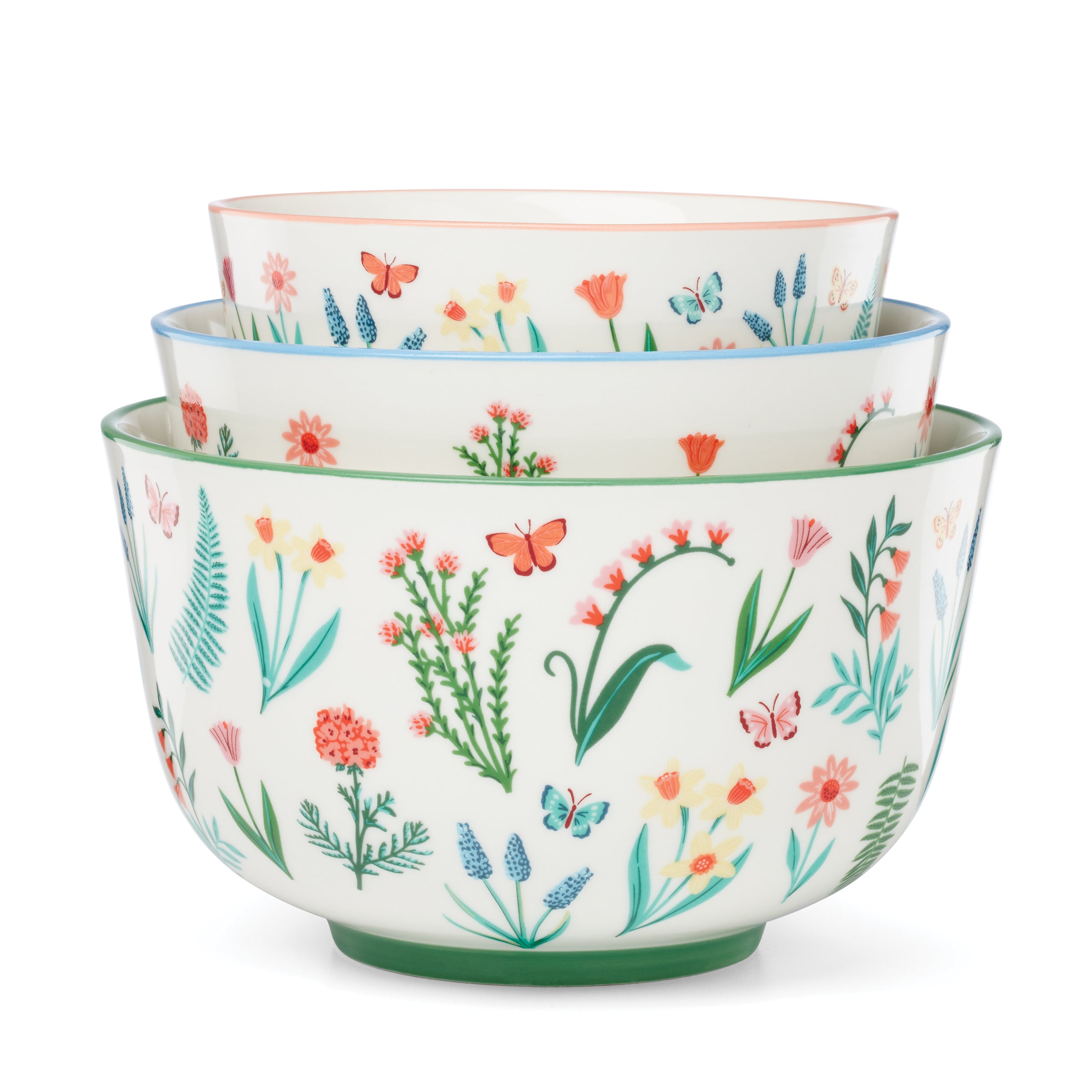 First Blooms 3 Piece Nesting Bowl Set - Image 3