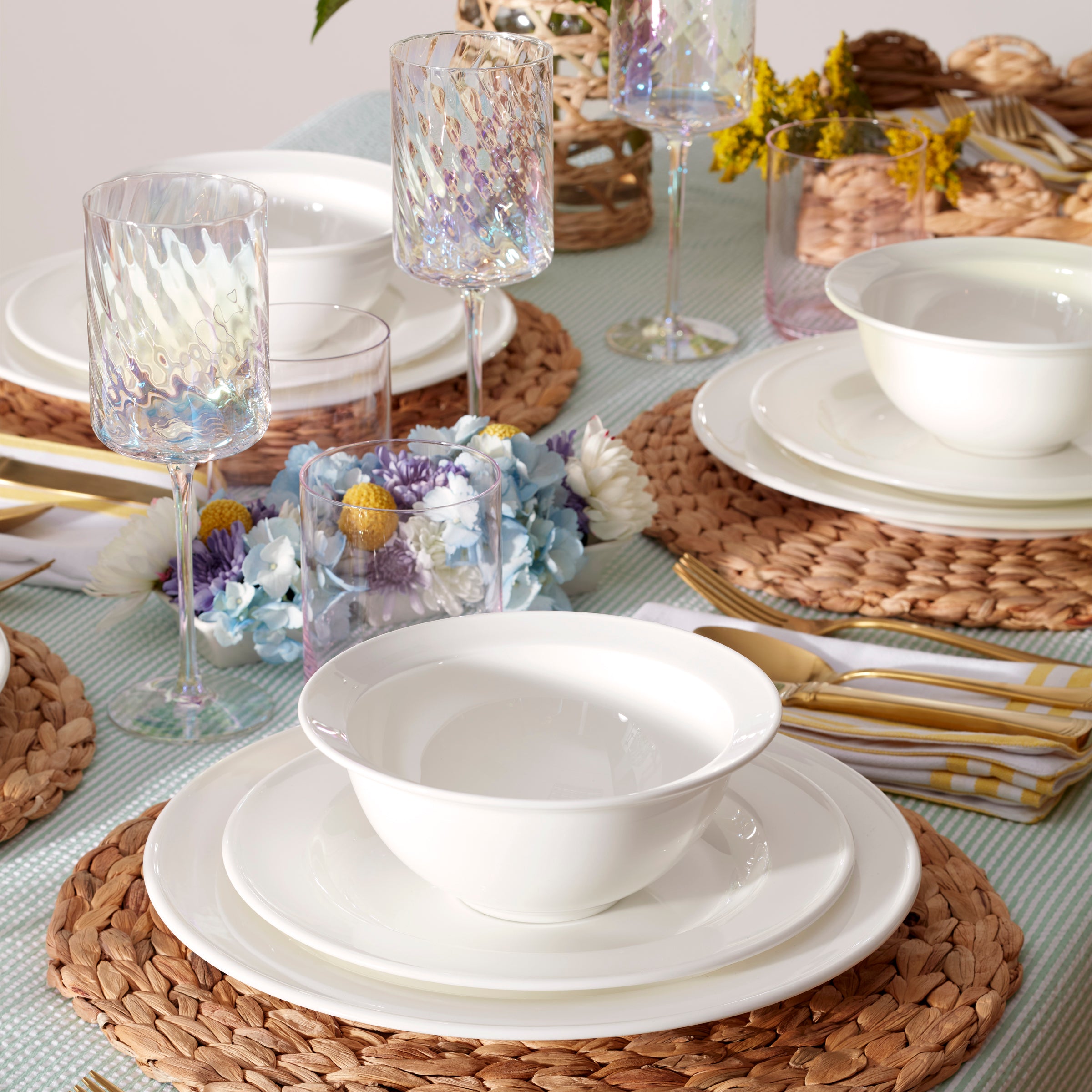 Alternative view of Studio 1414 Rimmed, All Purpose Bowls, Set of 6