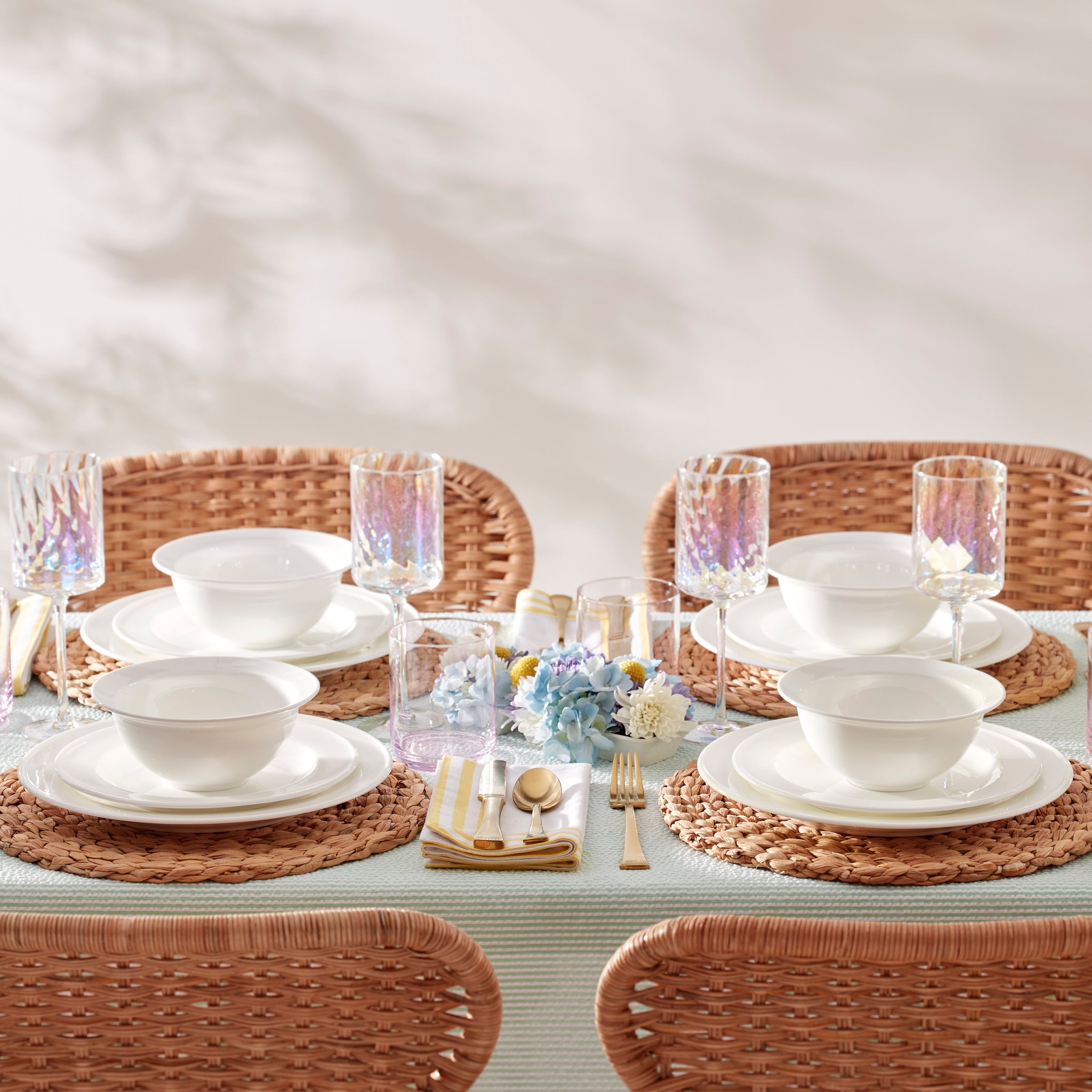 Studio 1414 Rimmed 12 Piece Dinnerware Set - Image 7