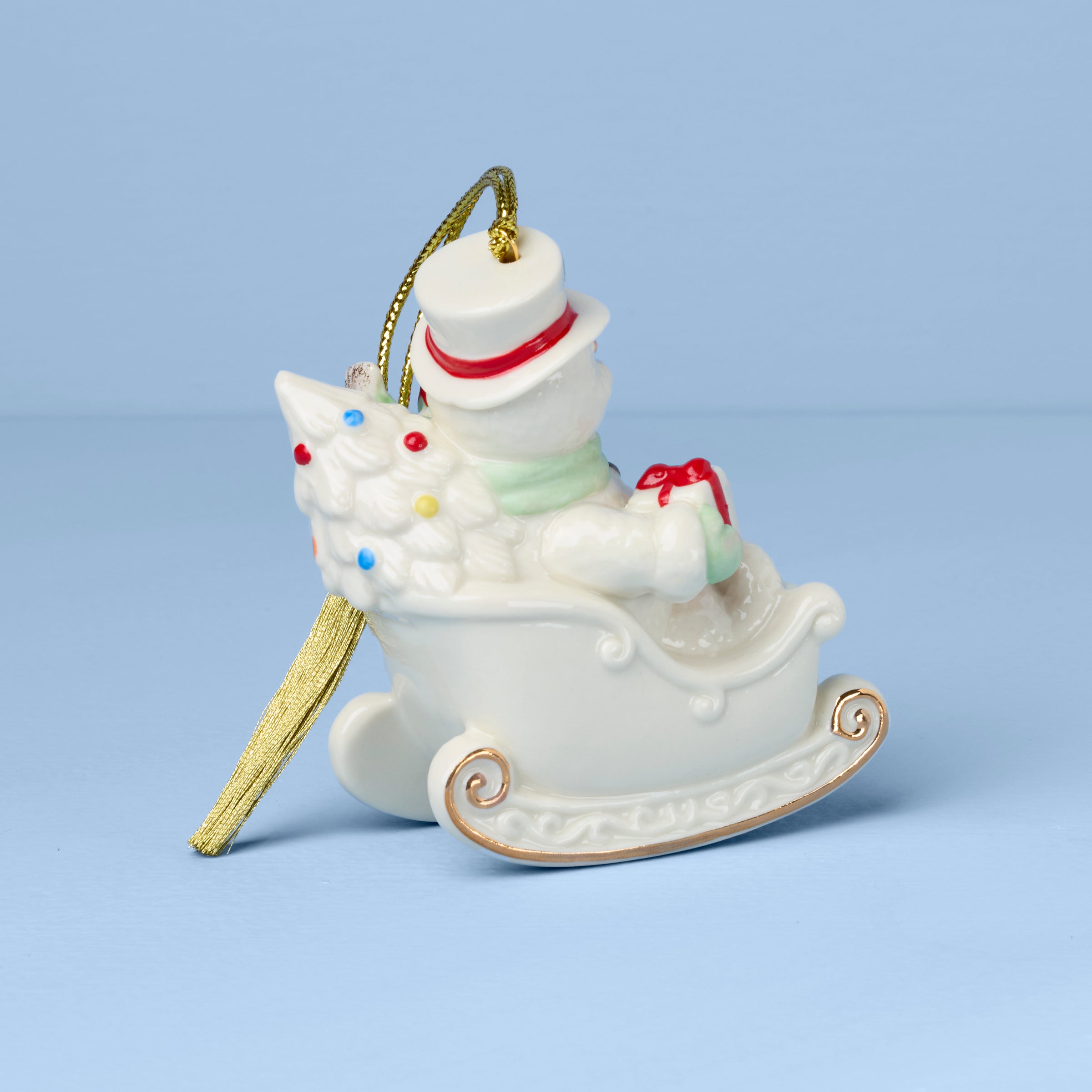 Alternative view of Personalized Snowman Ornament