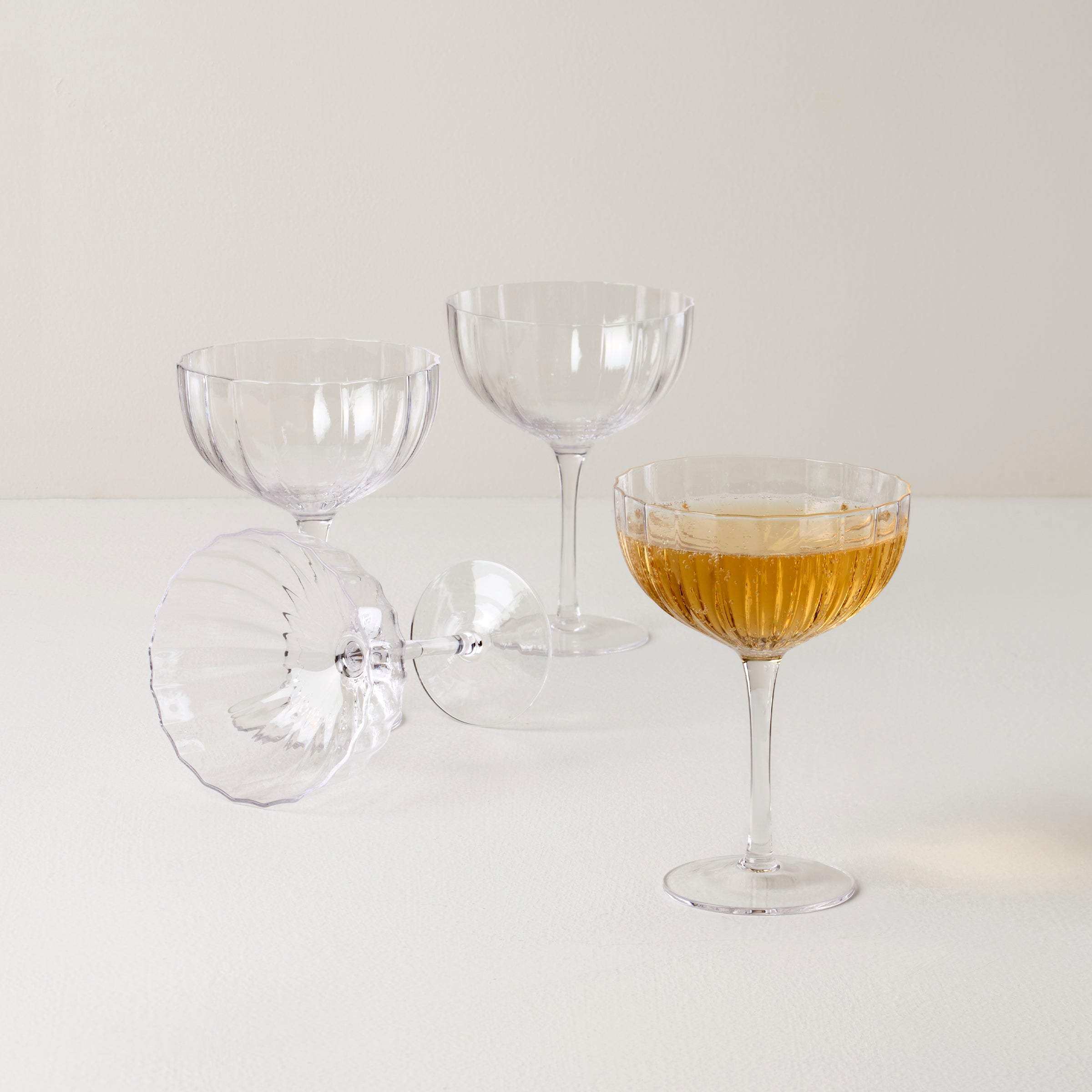 Alternative view of Curva Coupe Glasses   Set Of 4