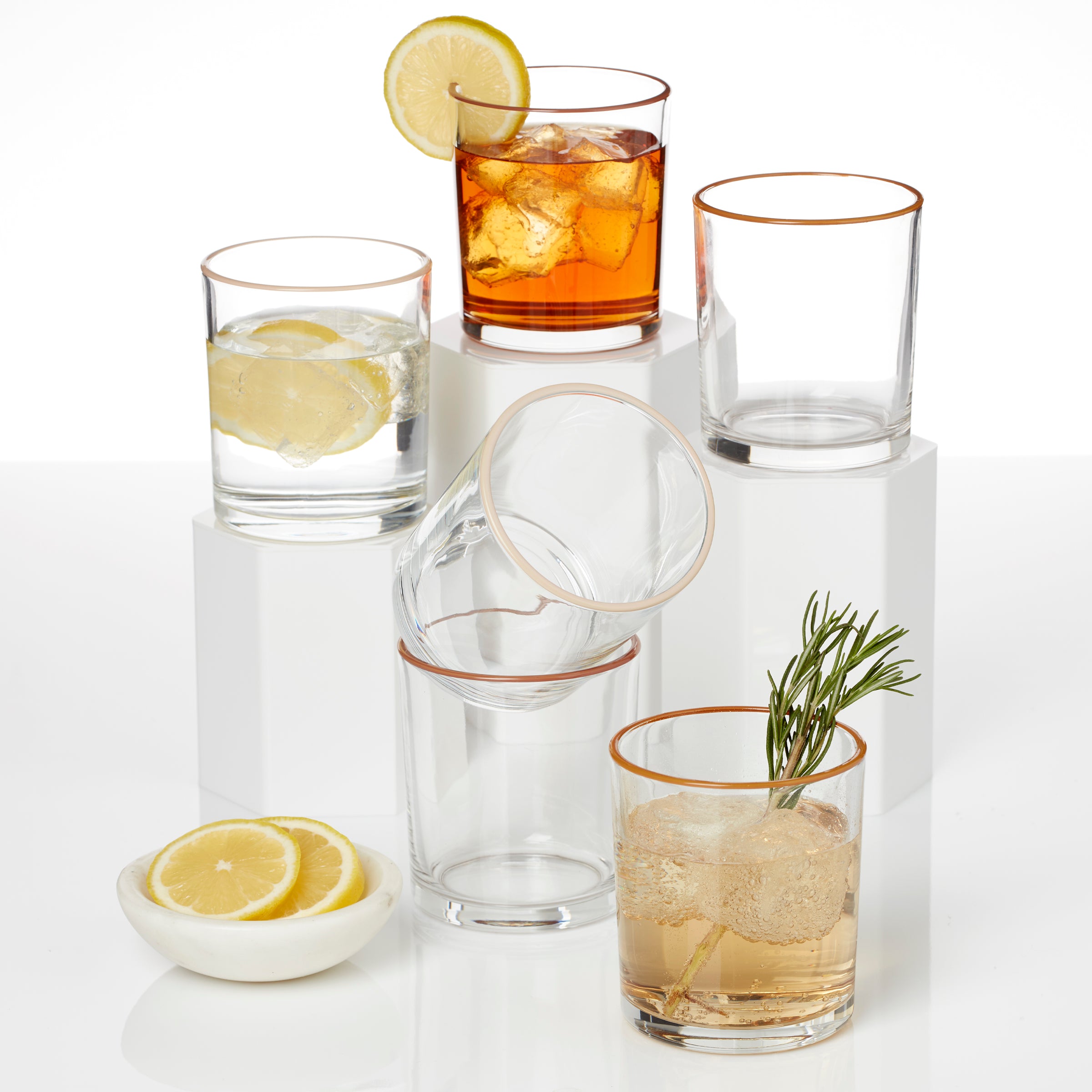 24 Seven Sunbaked Medium Tumbler Set Of 6 - Image 6