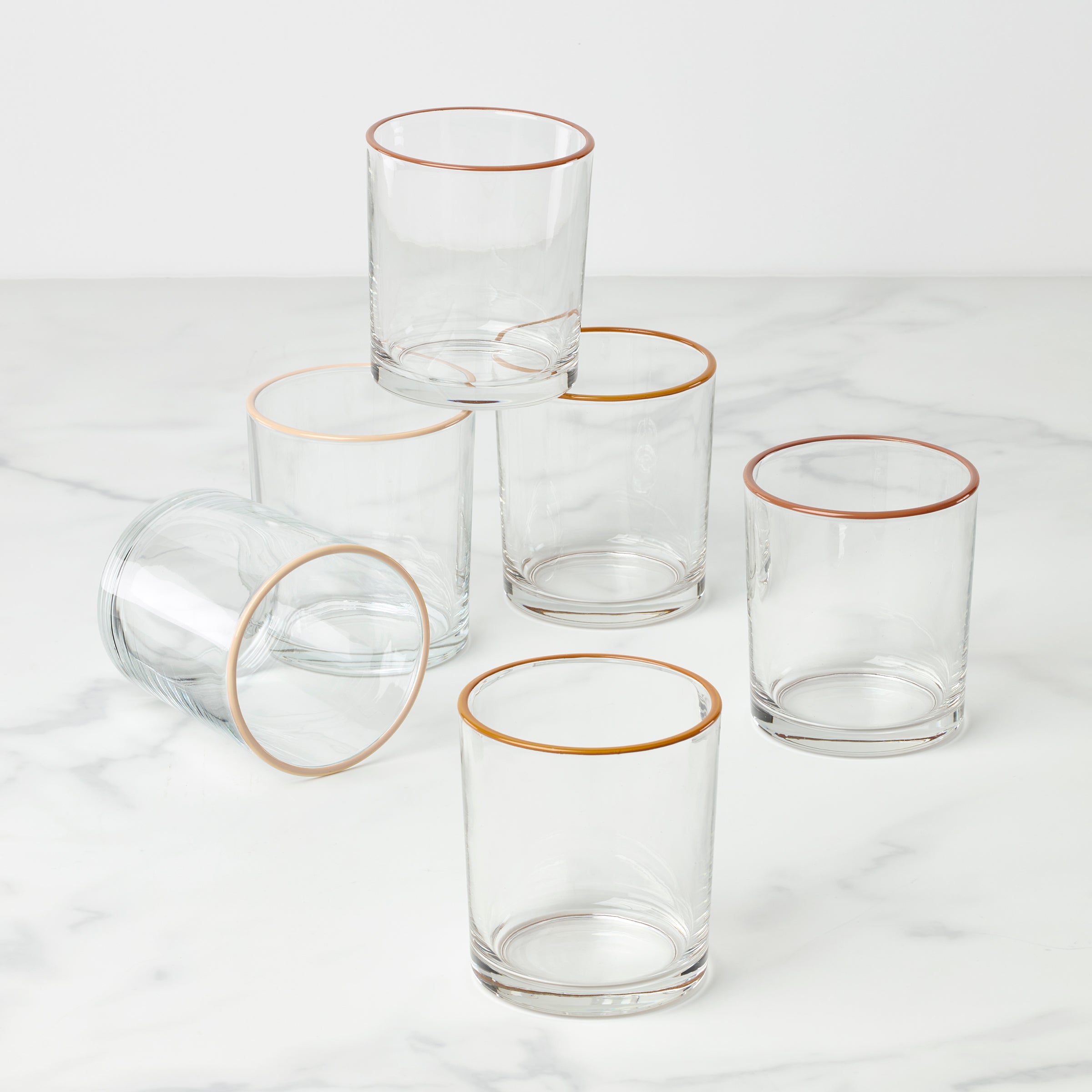 24 Seven Sunbaked Medium Tumbler   Set Of 6