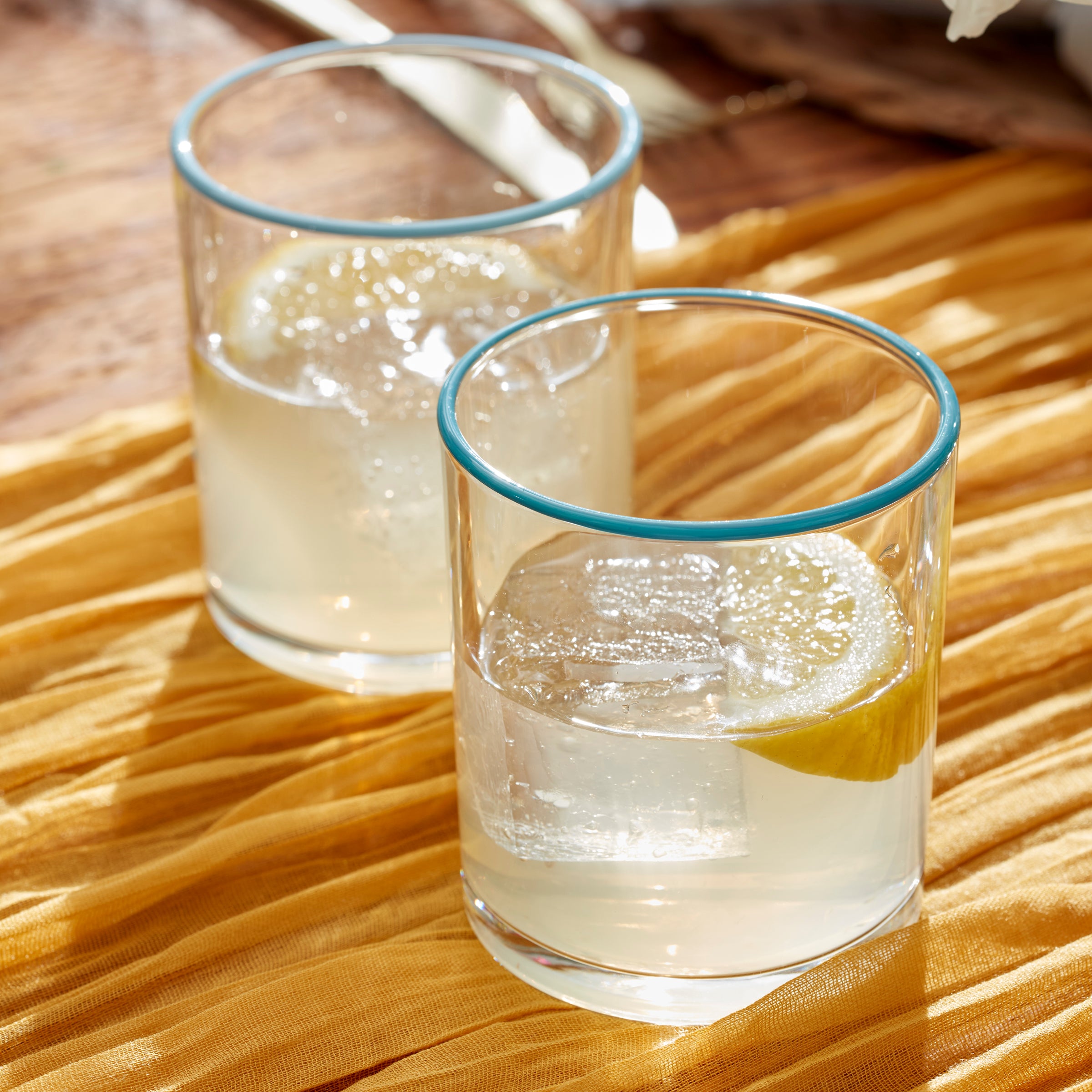 24 Seven Turquoise Medium Tumbler Set Of 6 - Image 3