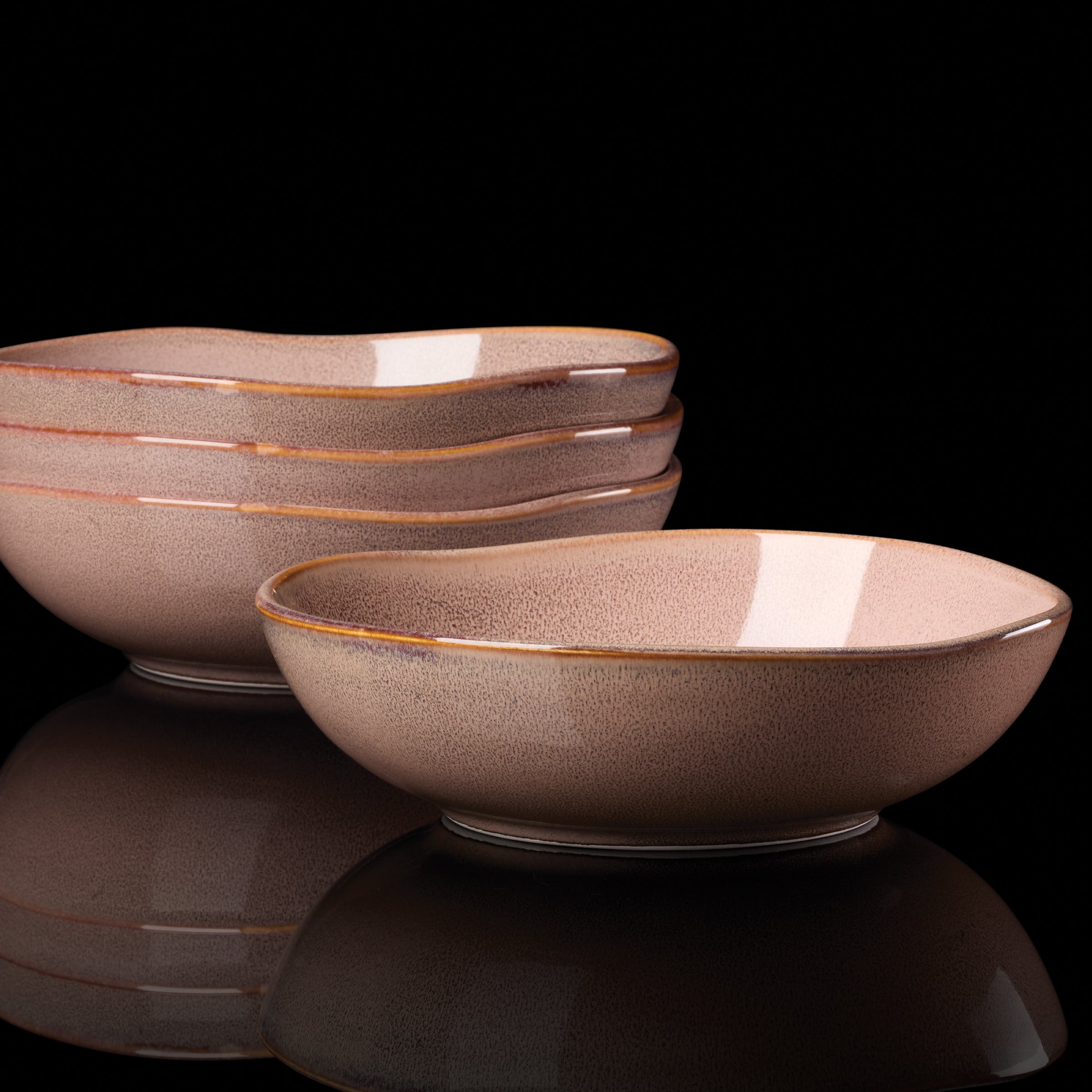 Organic Shades Clay Pasta Bowls, Set of 4 - Image 4