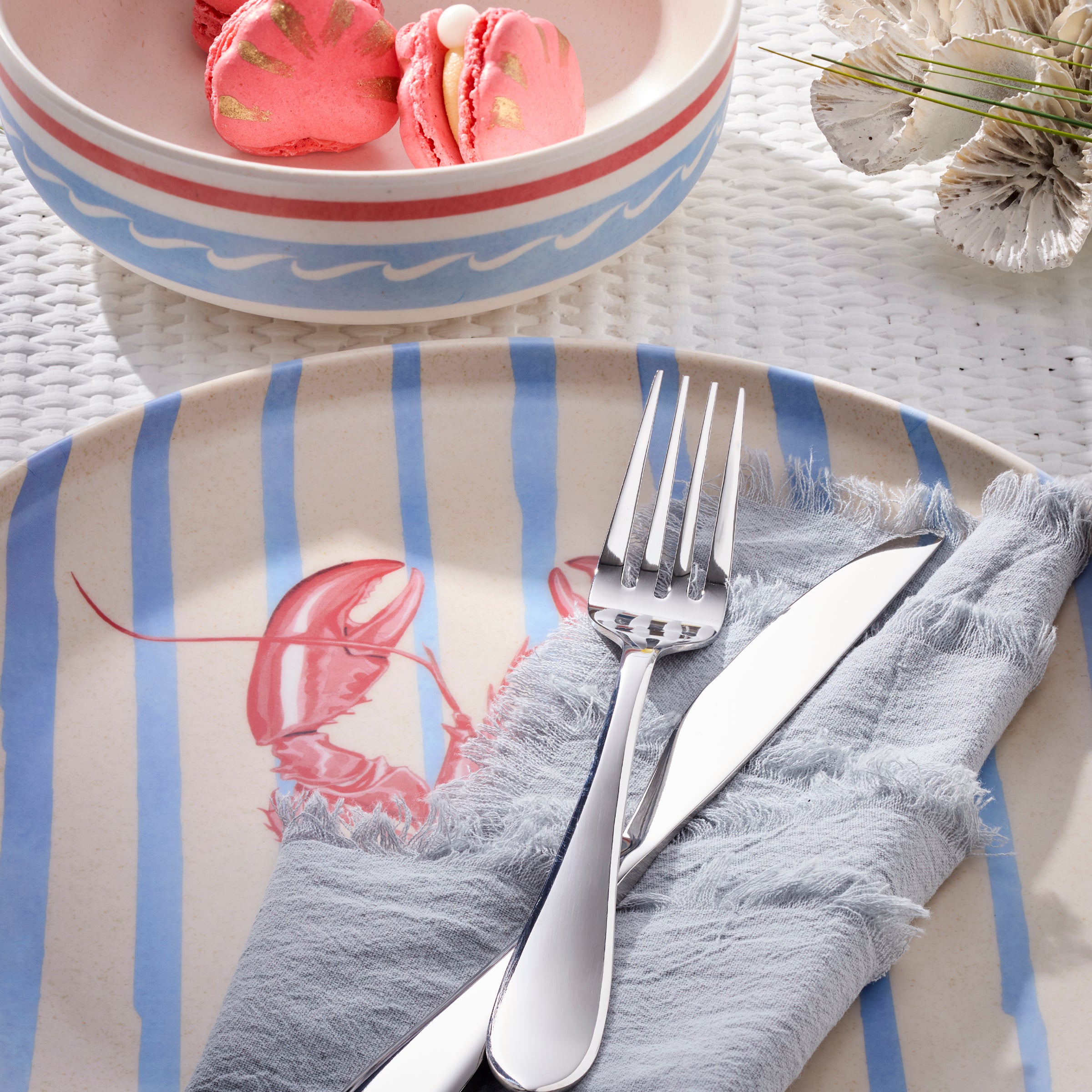 24 Seven Melamine Wharfside 24 Piece Dinnerware Set - Image 6