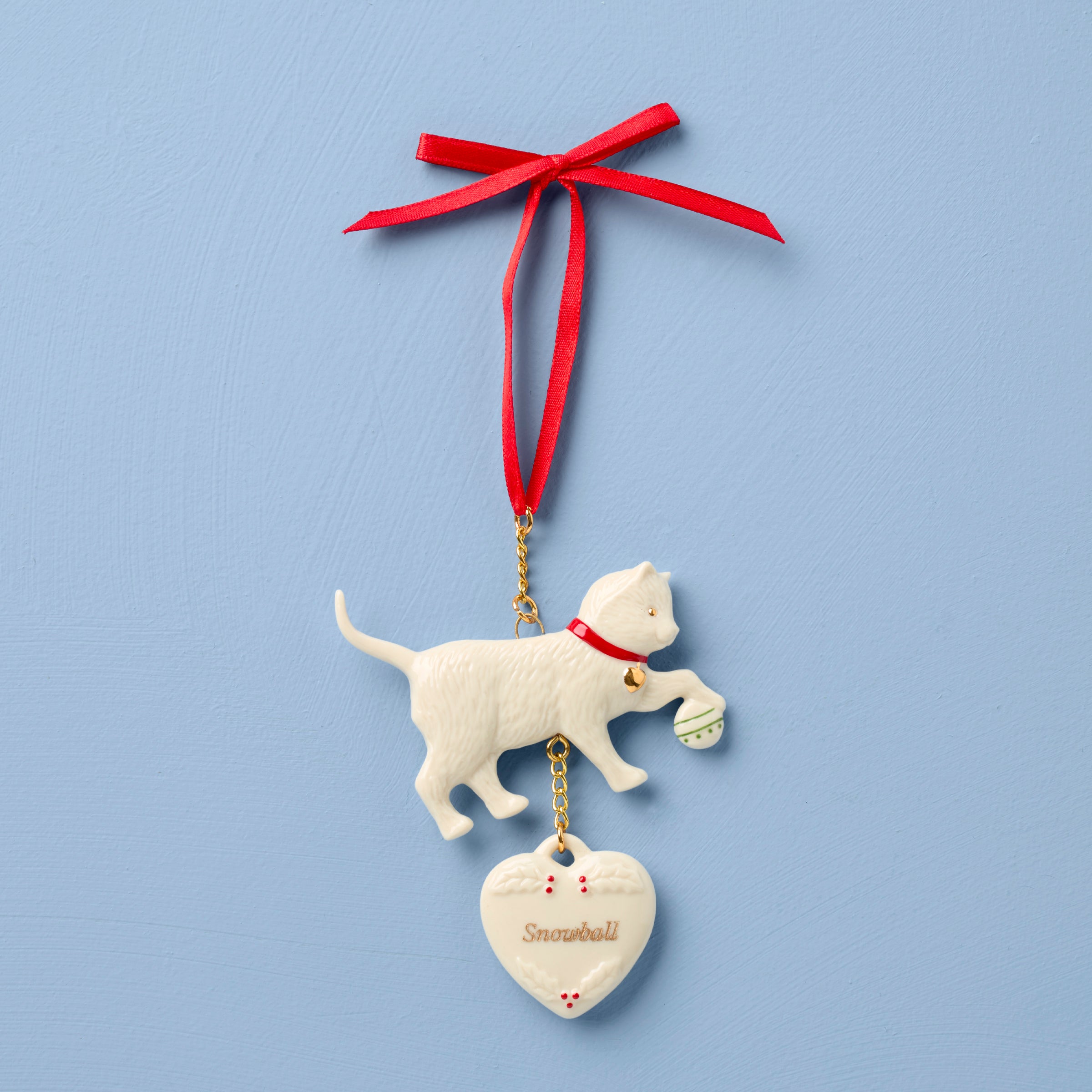 Personalized Playful Cat Ornament