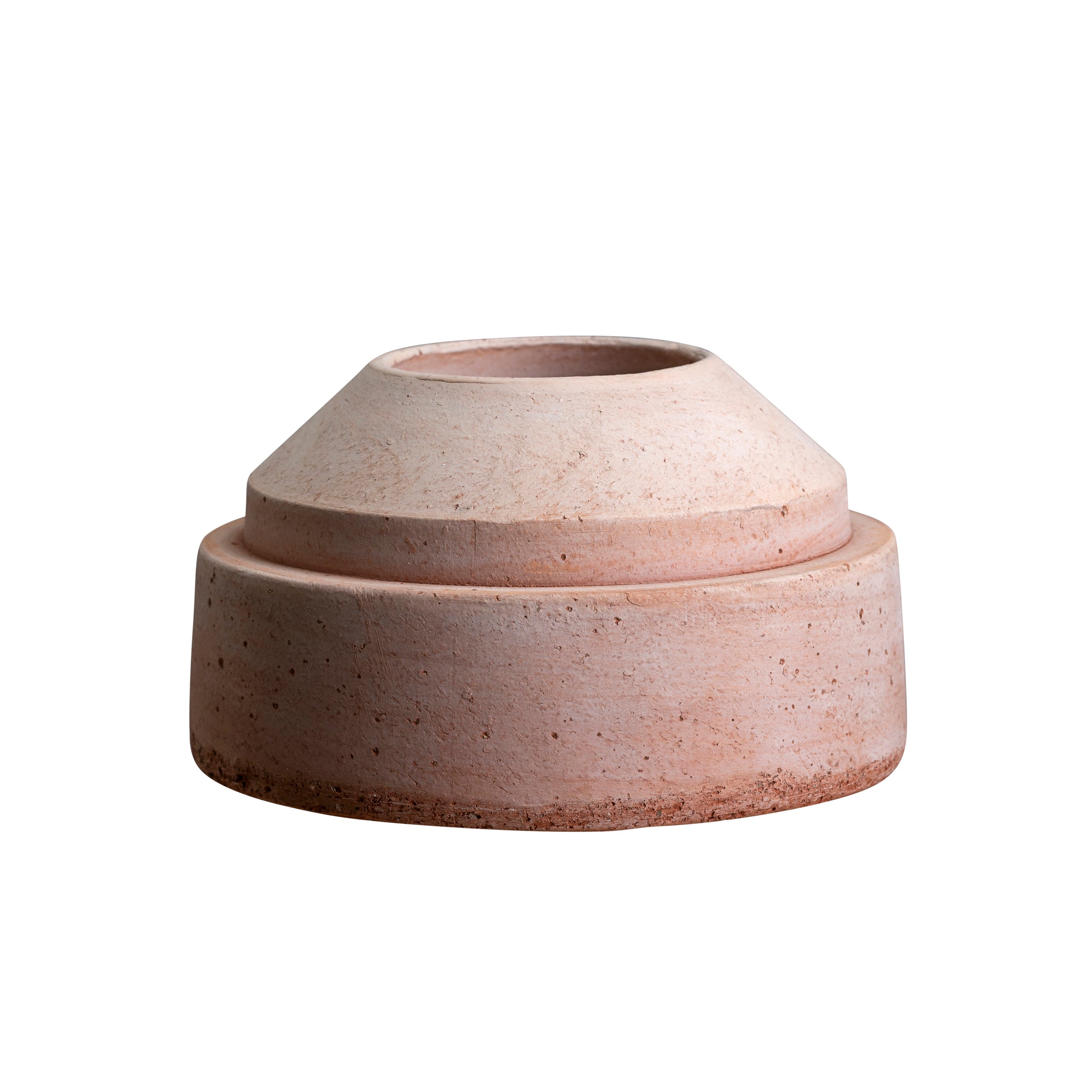 Hoff Candleholder, Raw Rosa